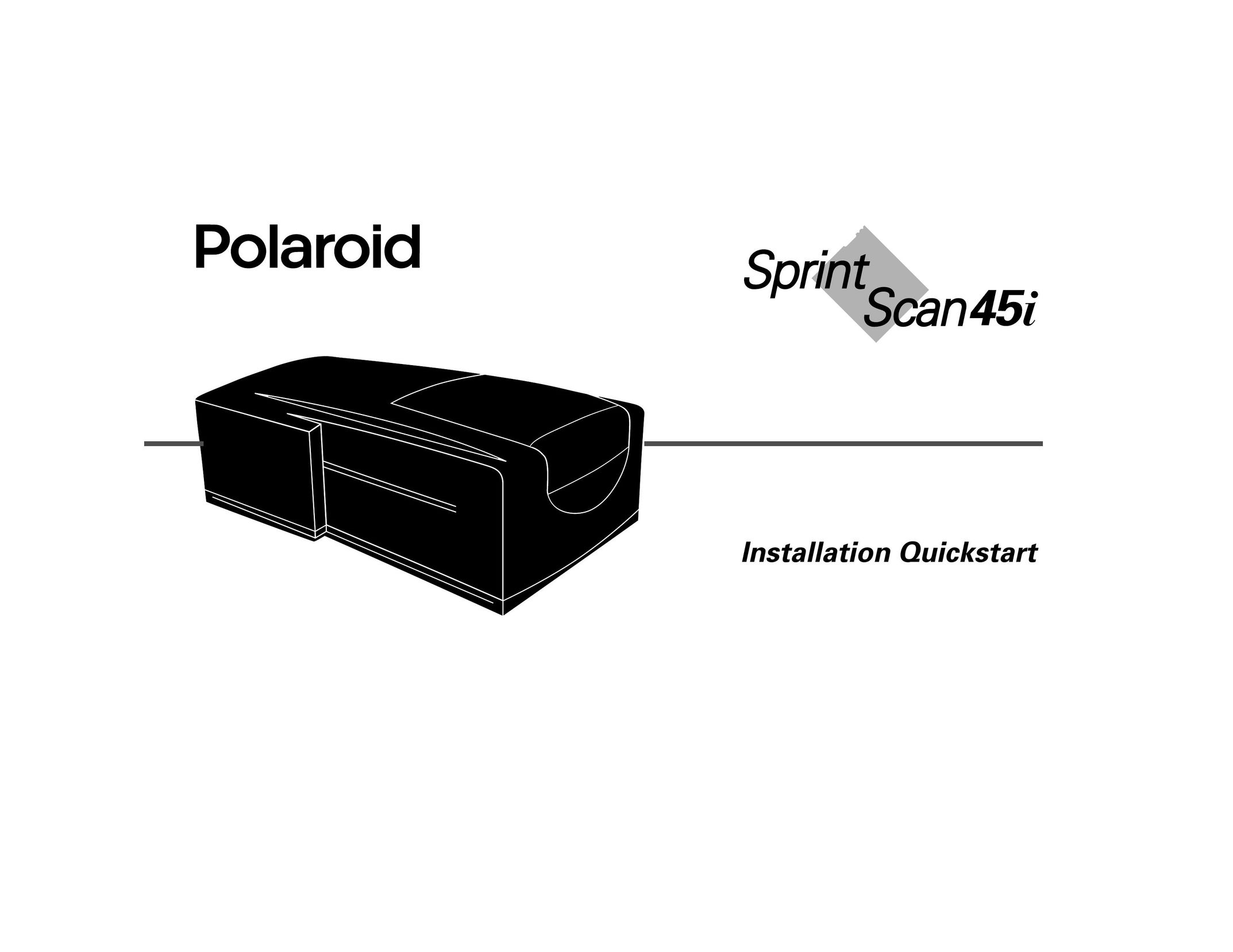 Polaroid 45I Scanner User Manual