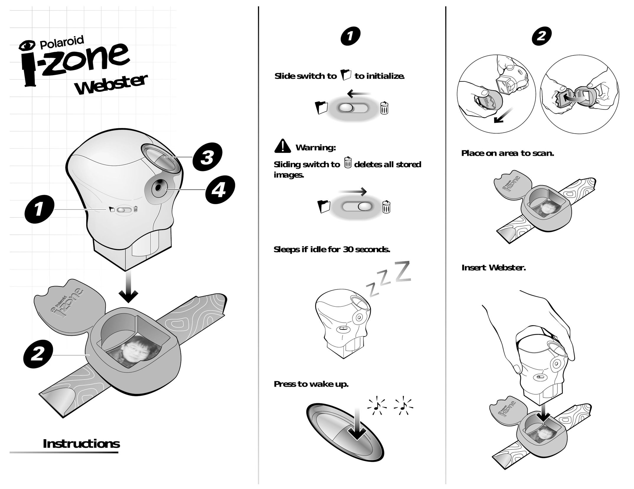 Polaroid i-Zone Webster Scanner User Manual