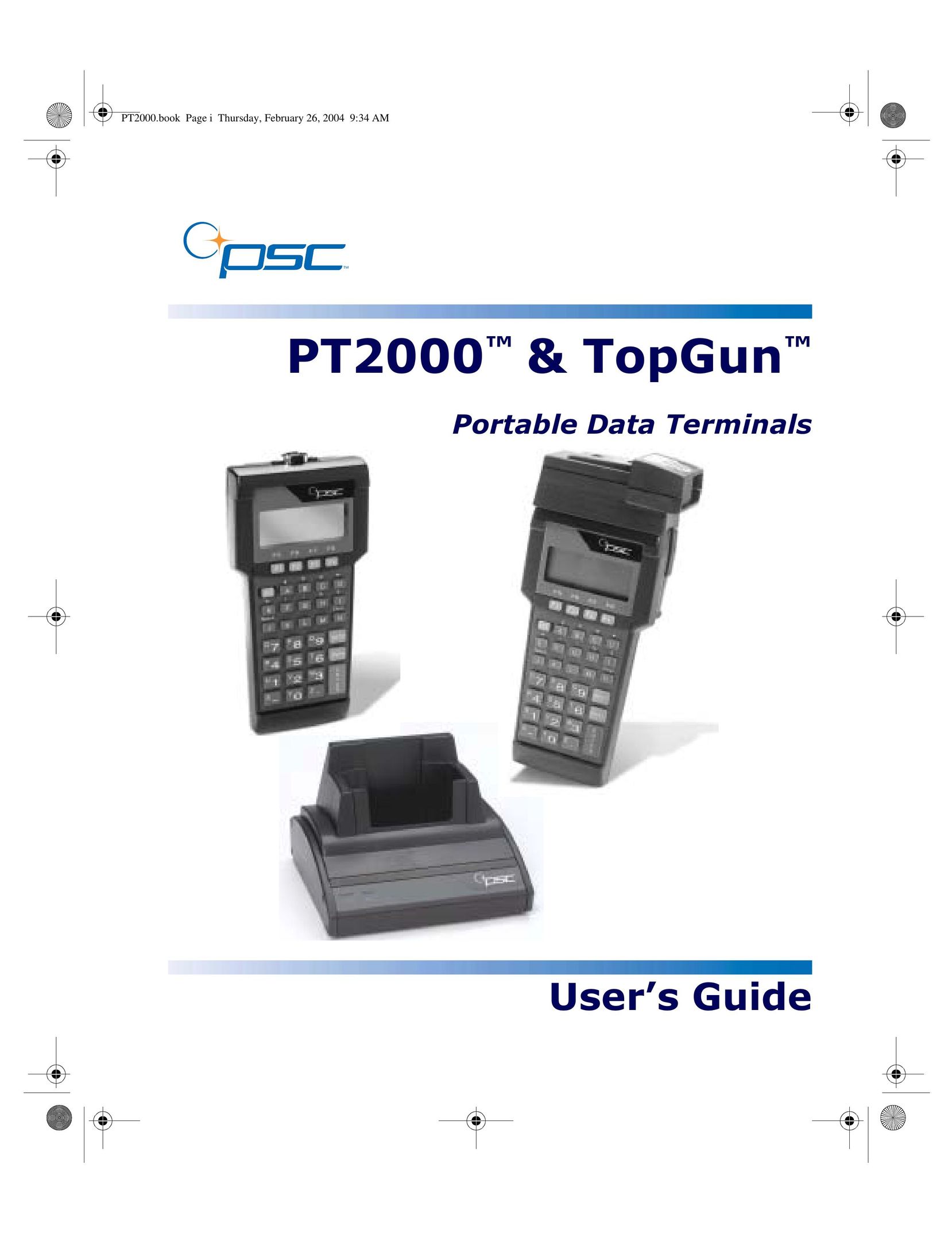 PSC PT2000 Scanner User Manual