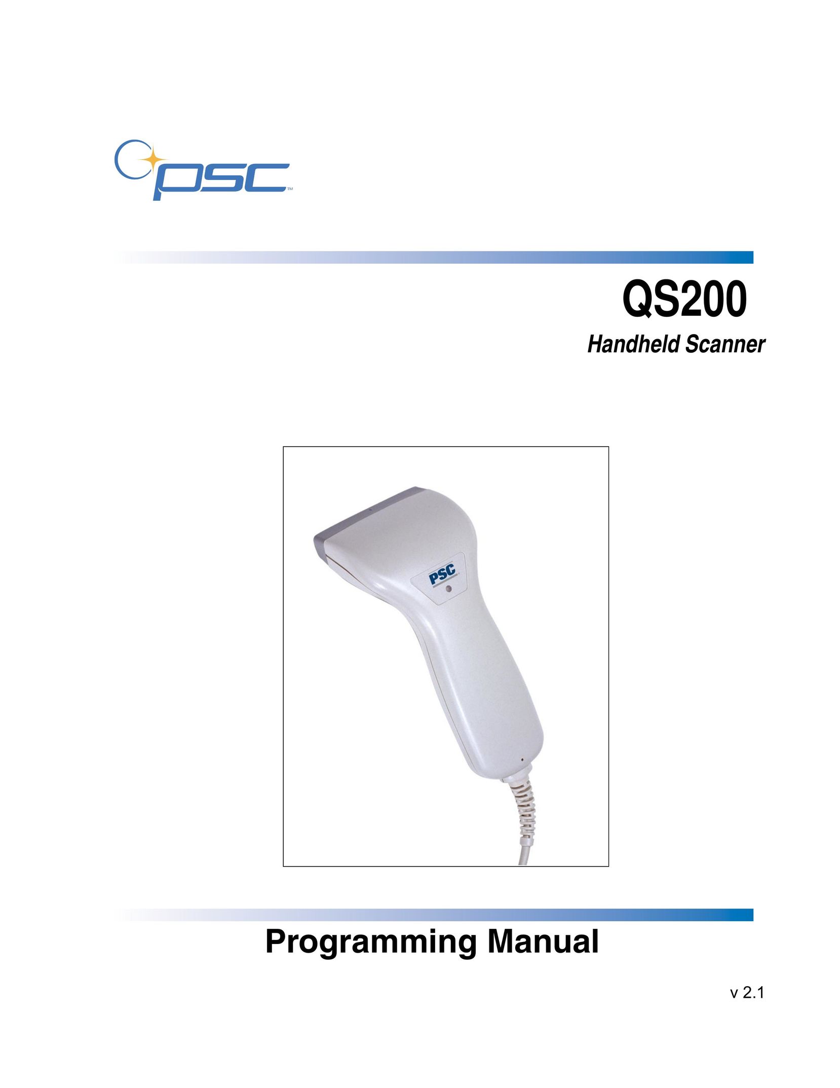 PSC QS200 Scanner User Manual