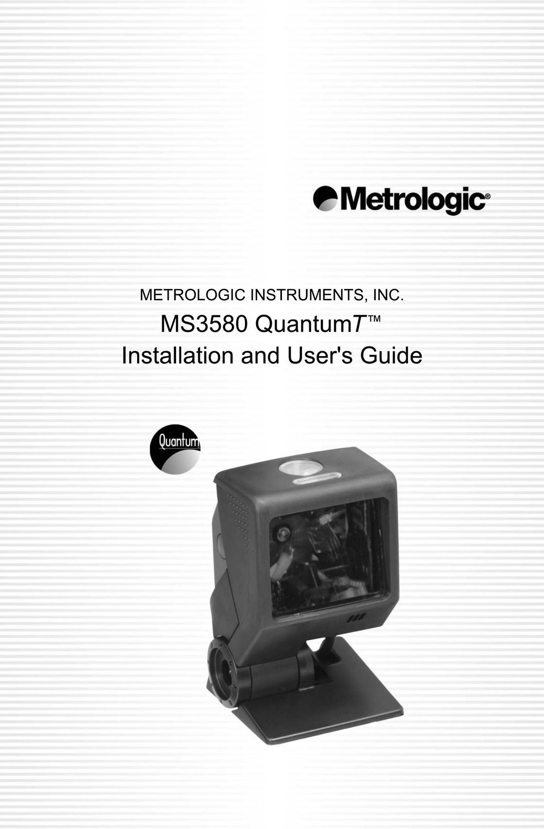 Quantum Instruments MS3580 Scanner User Manual