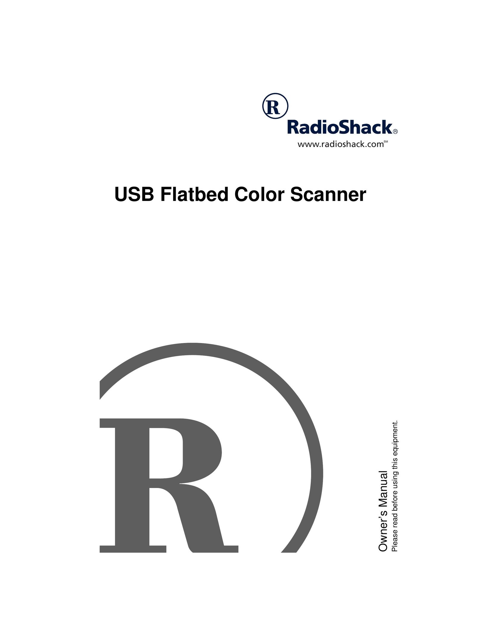 Radio Shack 25-3053 Scanner User Manual