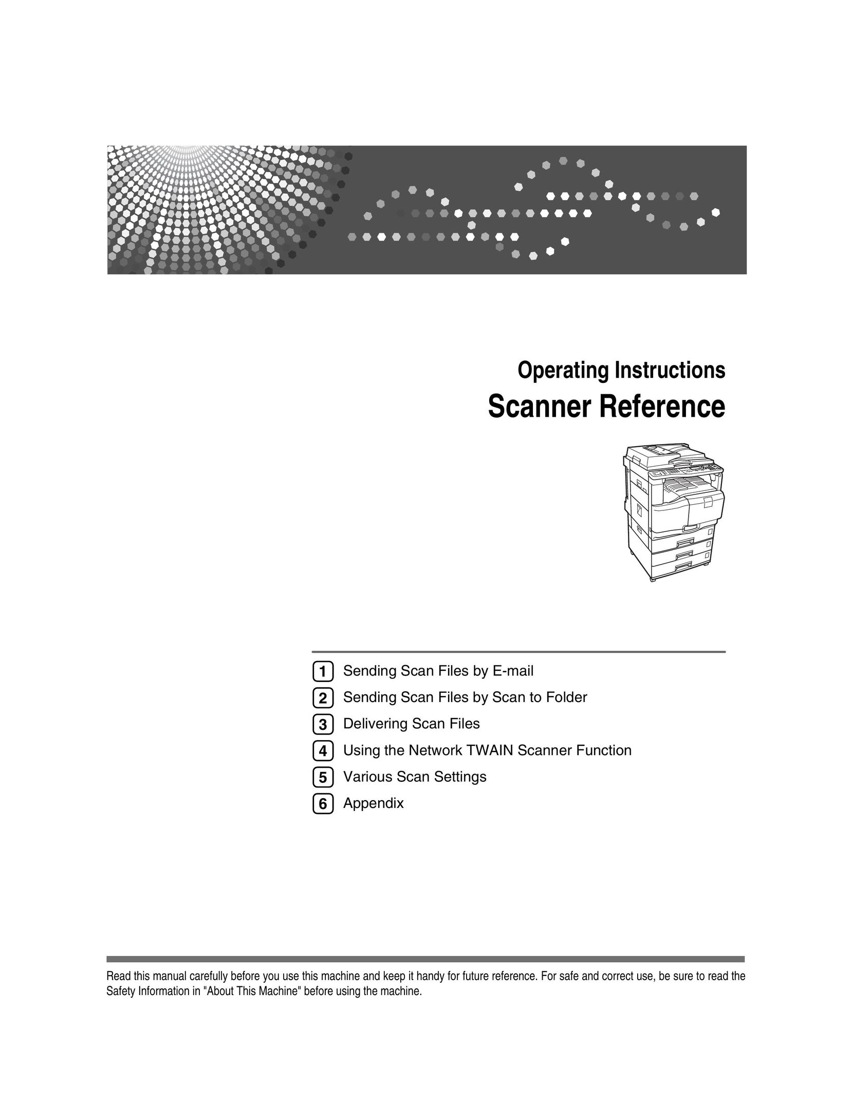 Ricoh H5676 Scanner User Manual