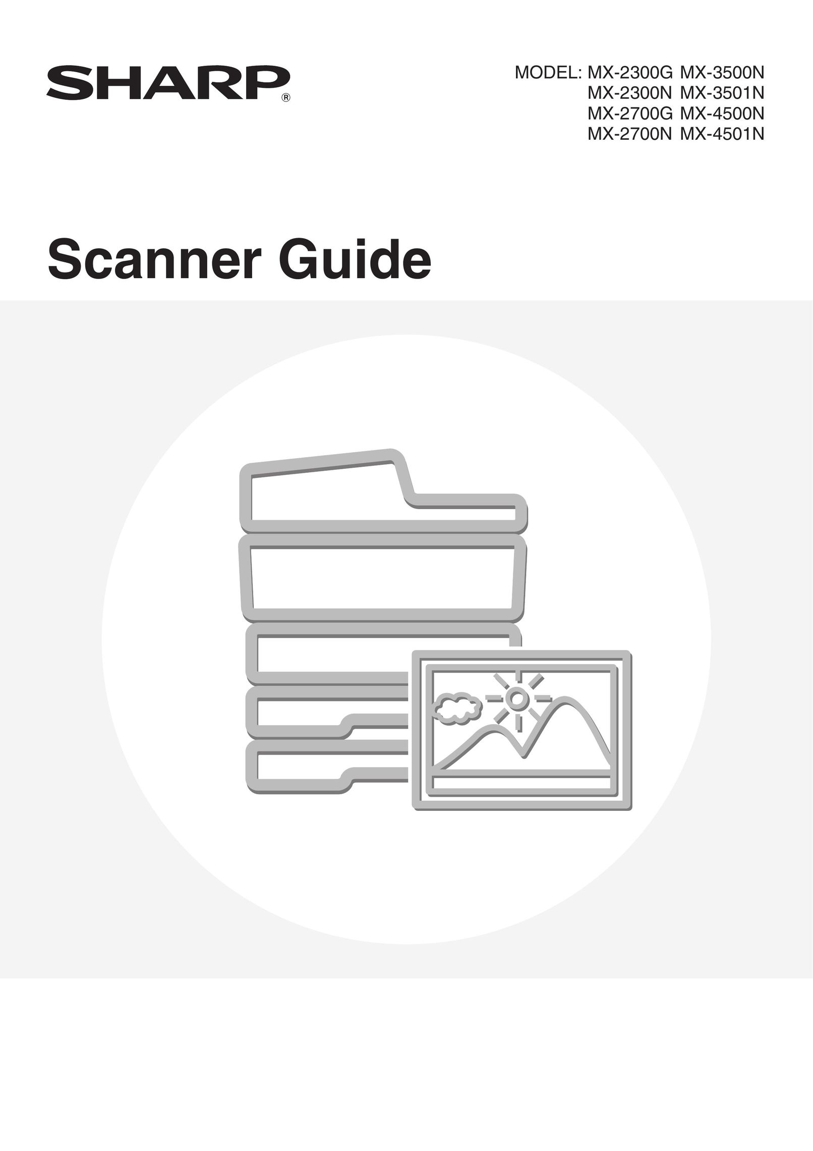 Sharp MX-4500N Scanner User Manual