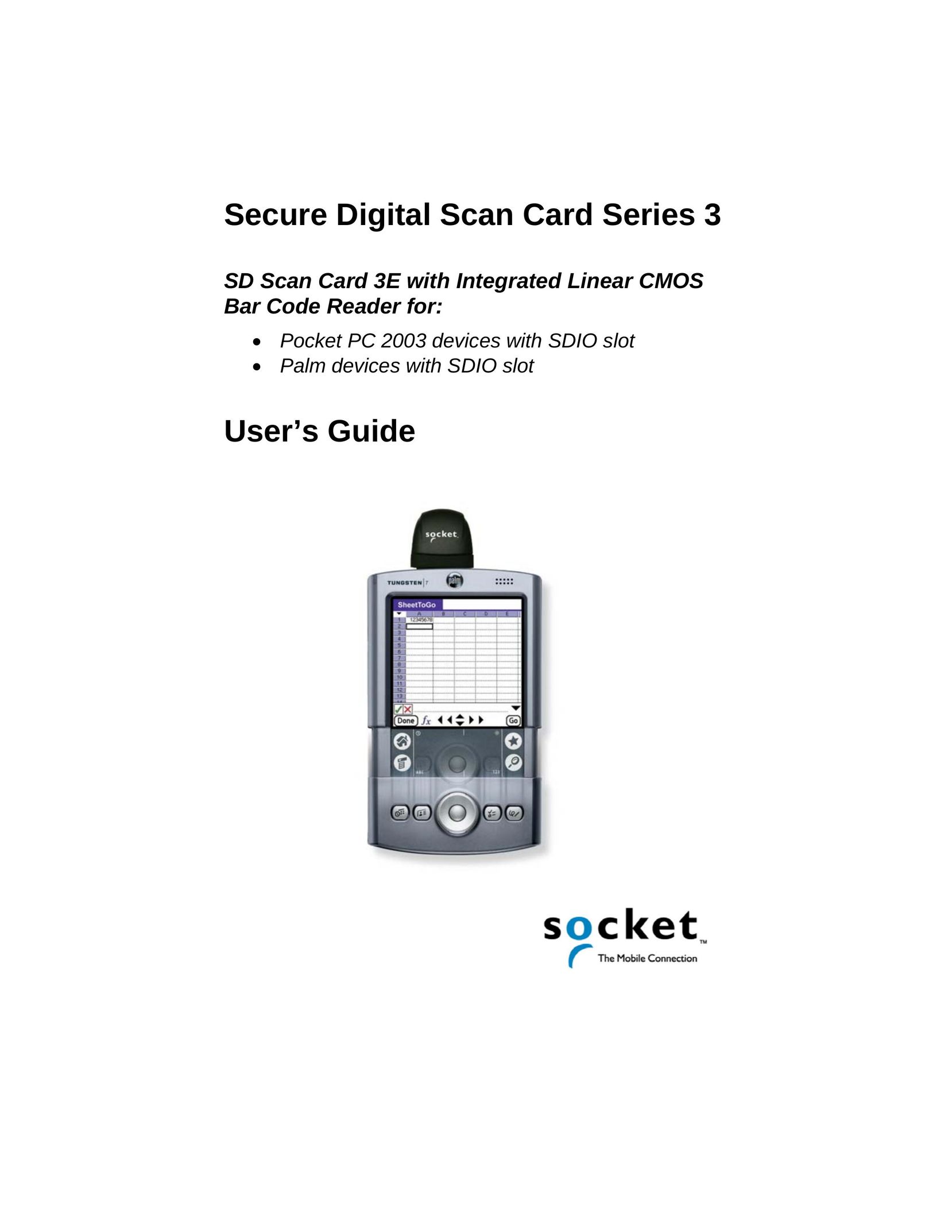 Socket Mobile 3E Scanner User Manual