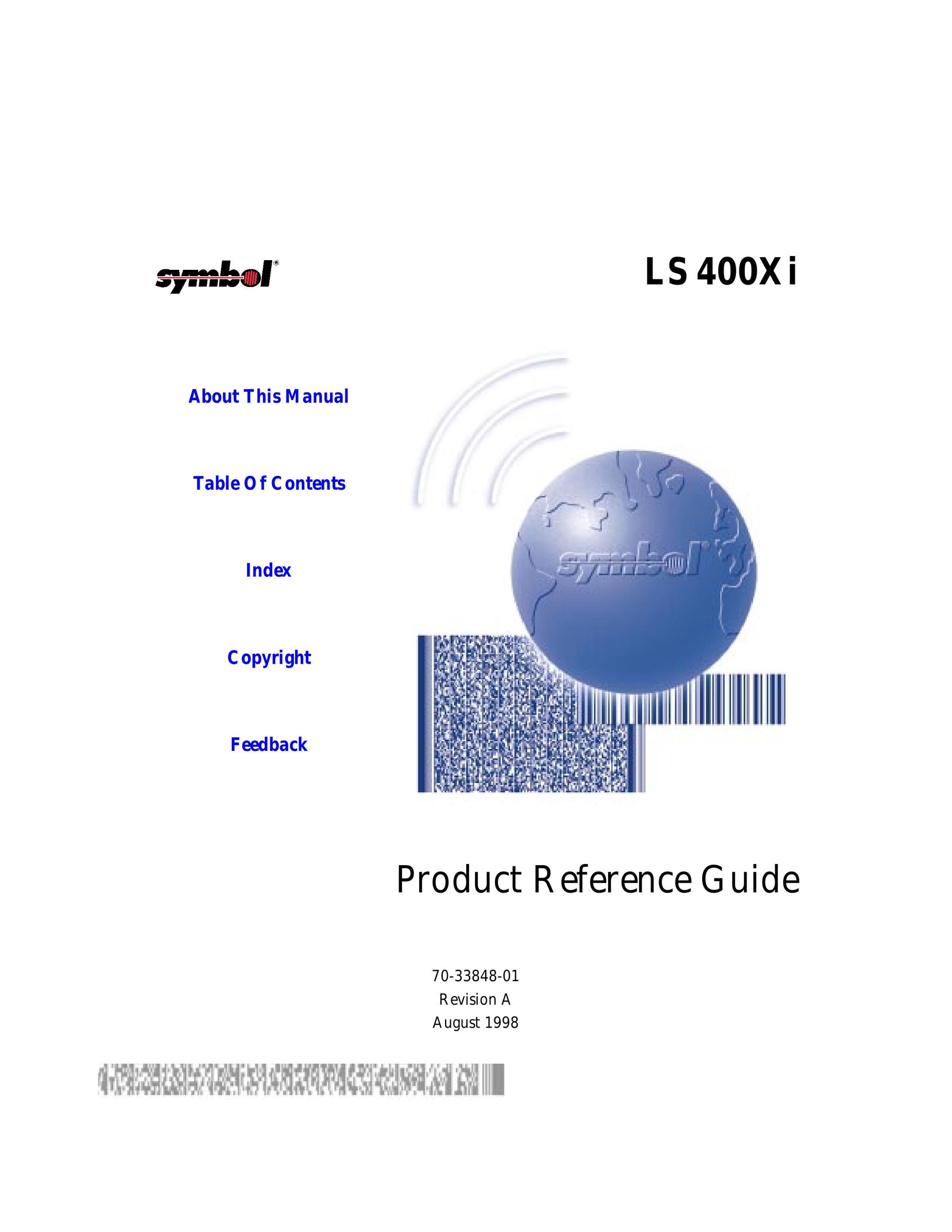 Symbol Technologies LS 400XI Scanner User Manual