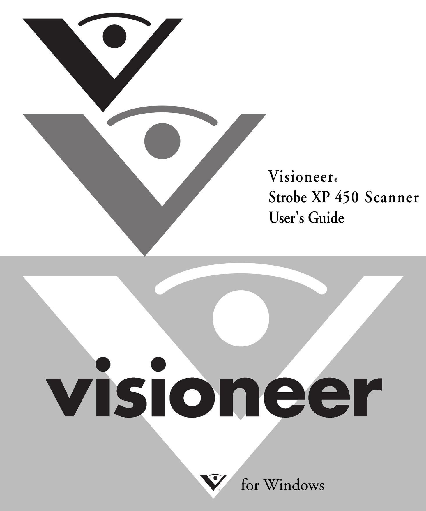 Visioneer 450 Scanner User Manual