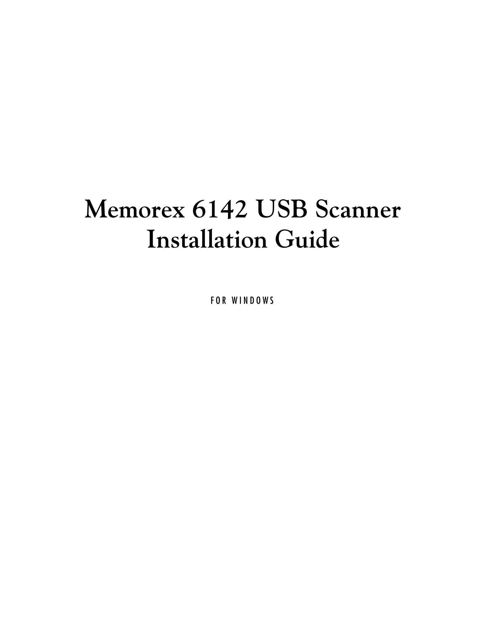 Visioneer 6142 Scanner User Manual