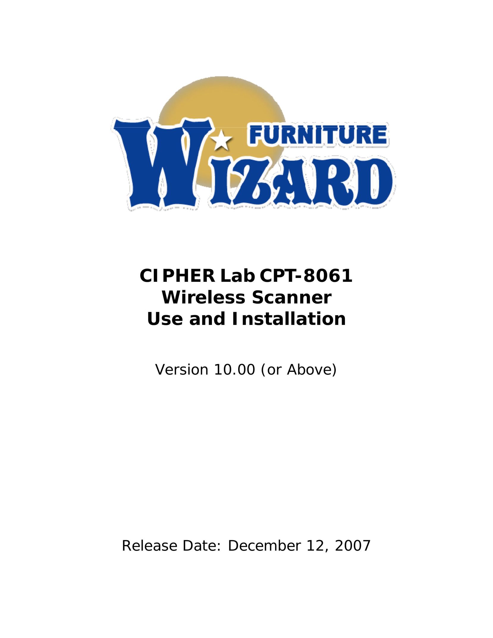 Wizard Ca Co CPT-8061 Scanner User Manual
