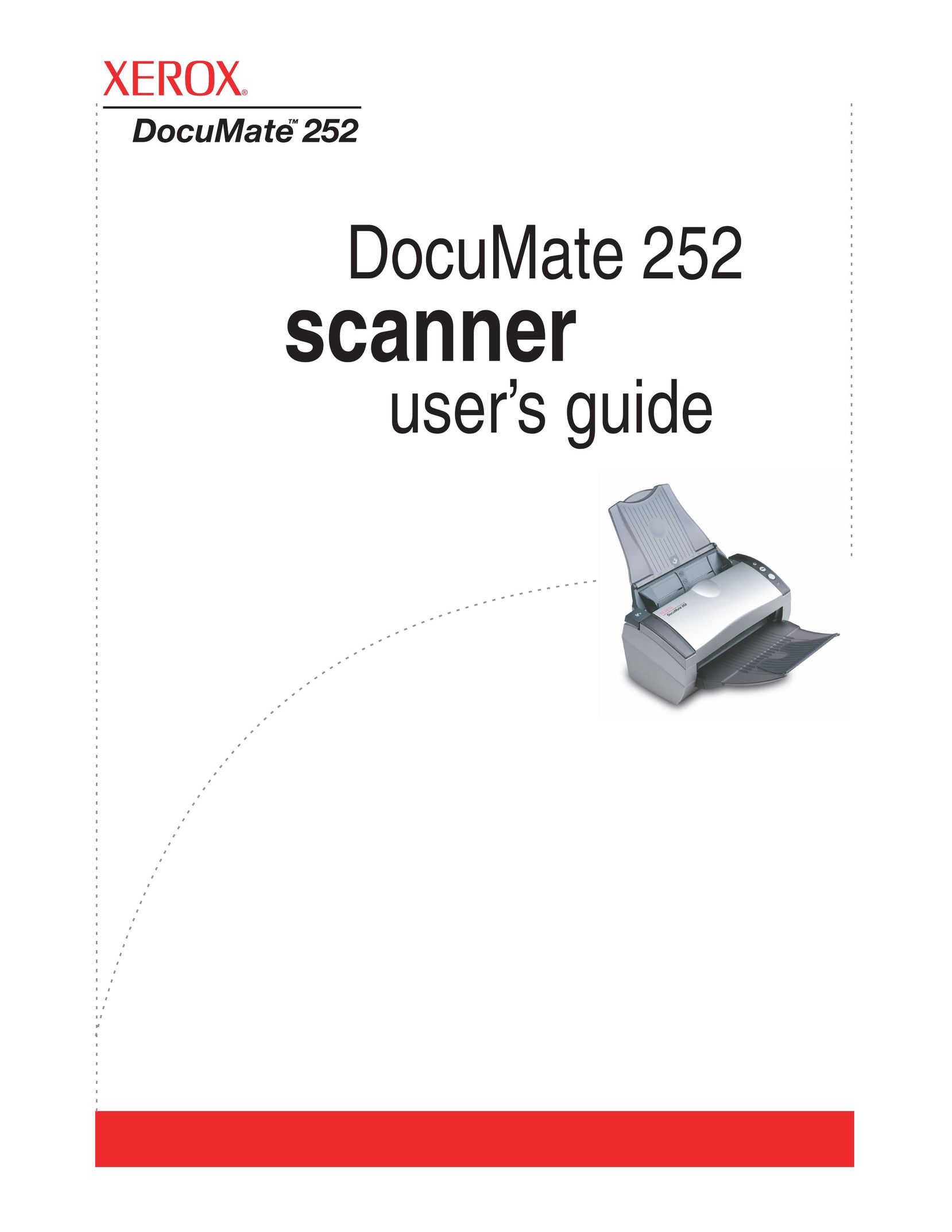 Xerox 252 Scanner User Manual
