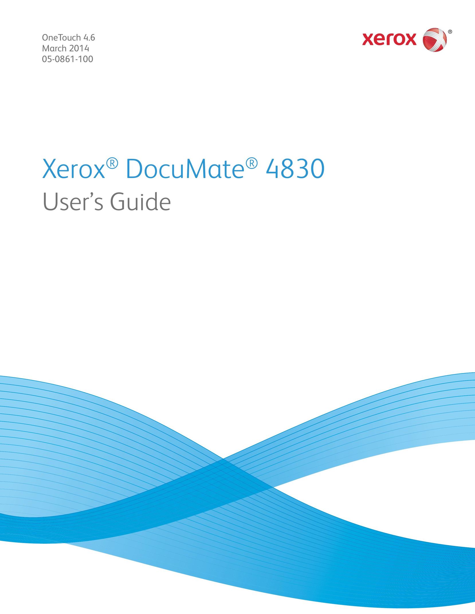 Xerox 4830 Scanner User Manual