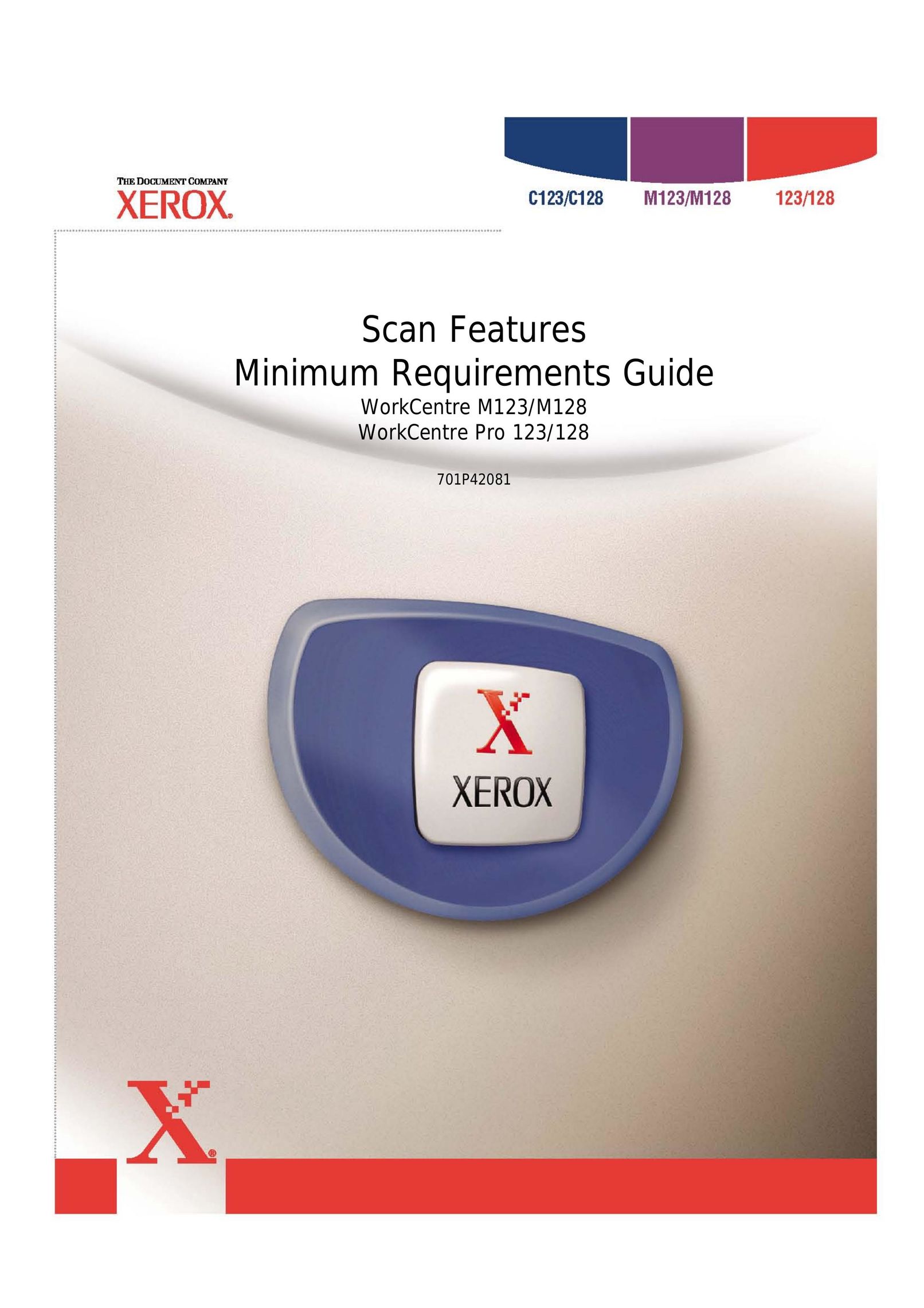 Xerox M123/M128 Scanner User Manual