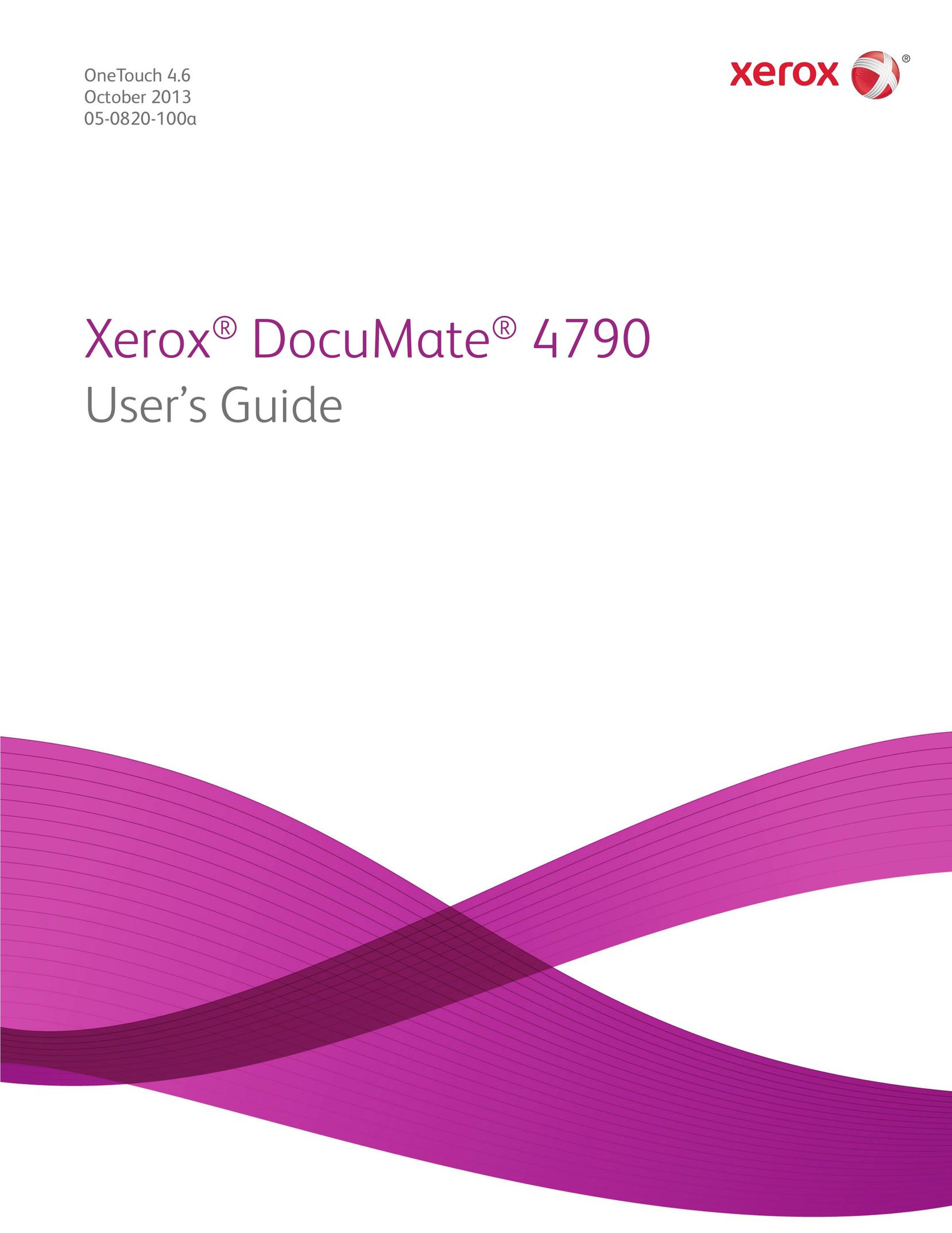 Xerox xerox documate Scanner User Manual