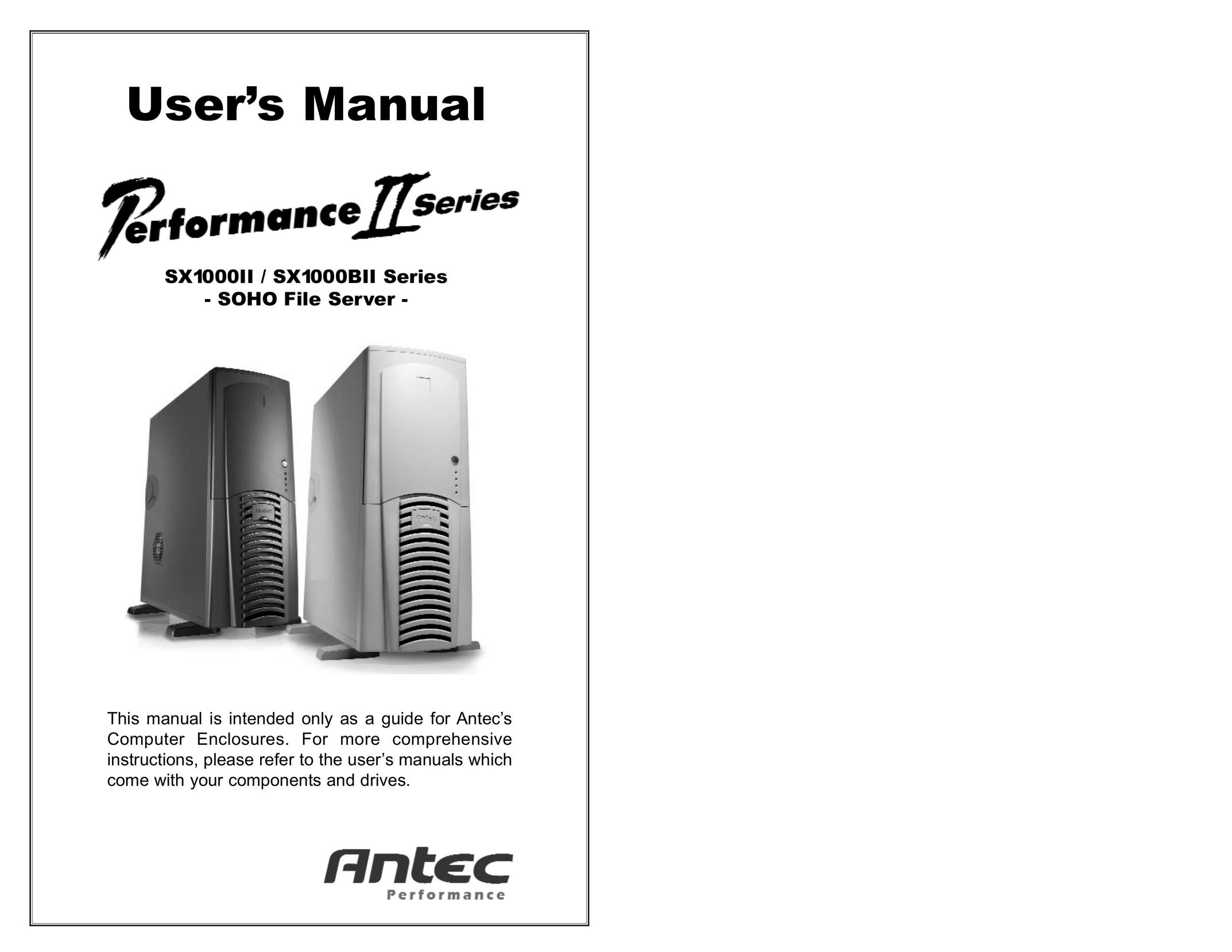 Antec SX1000II Server User Manual