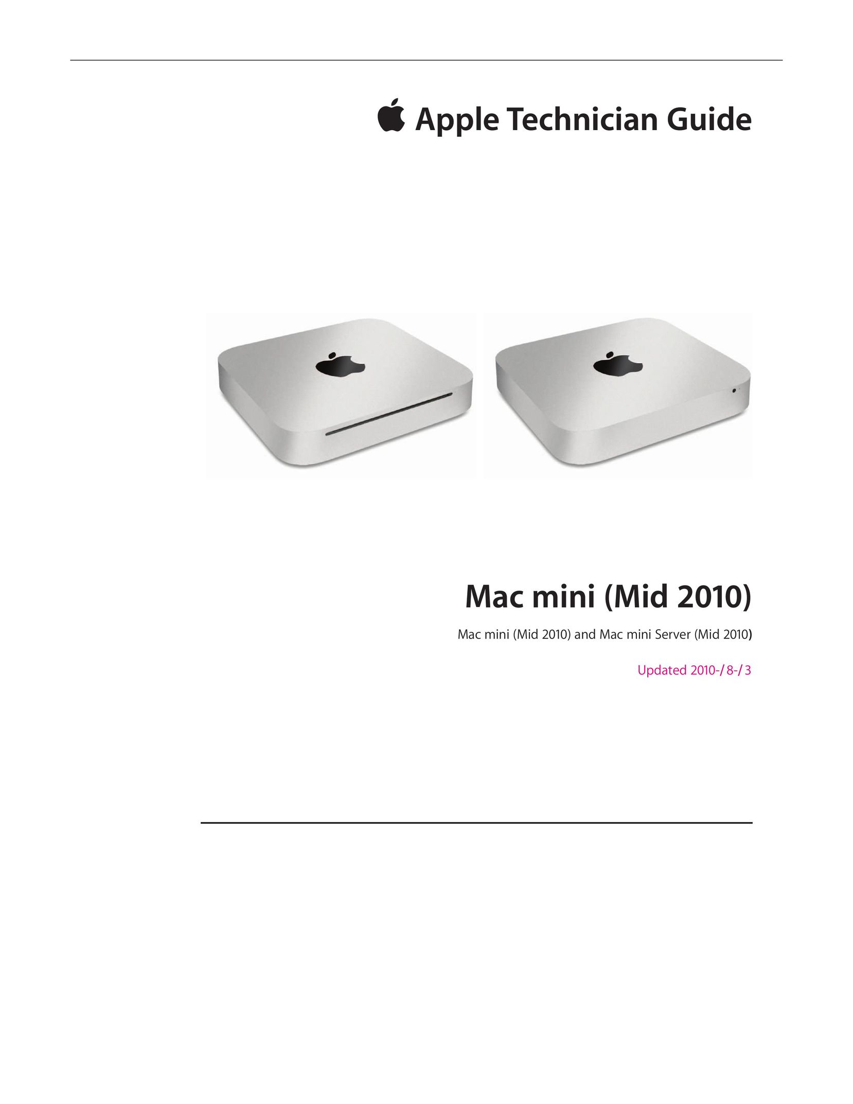 Apple Mac mini Server User Manual