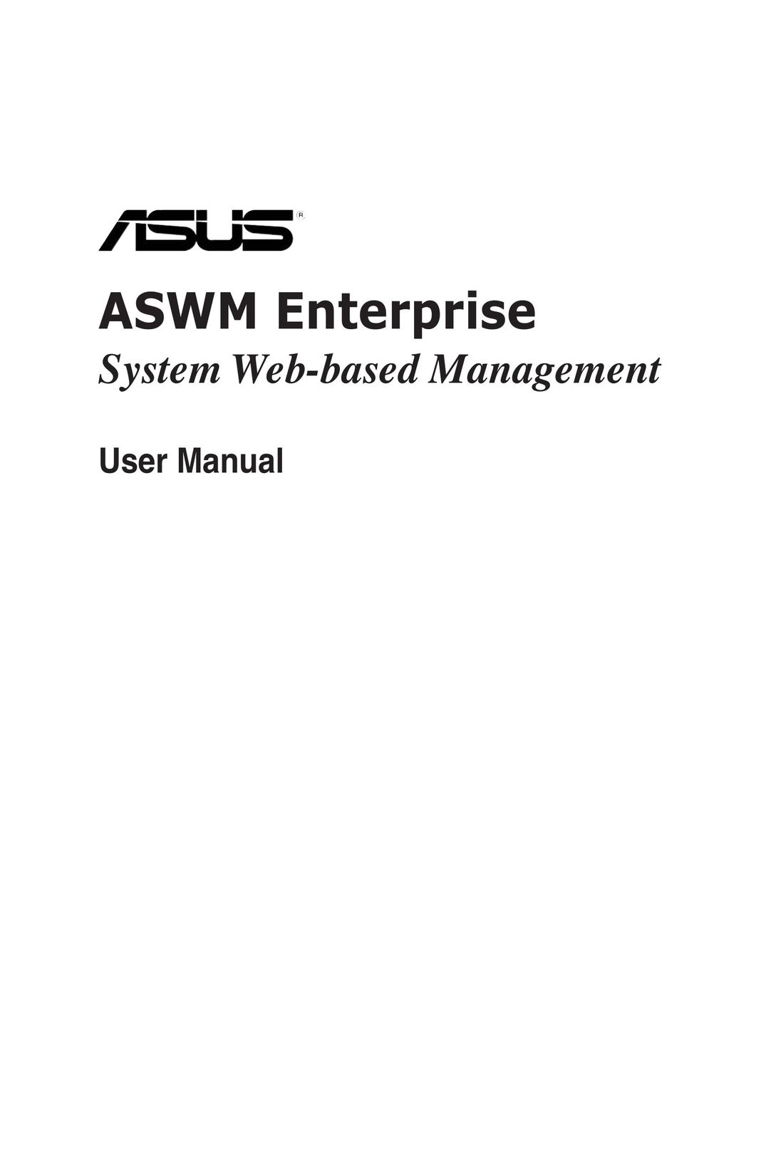Asus ESC4000FDRG2 Server User Manual