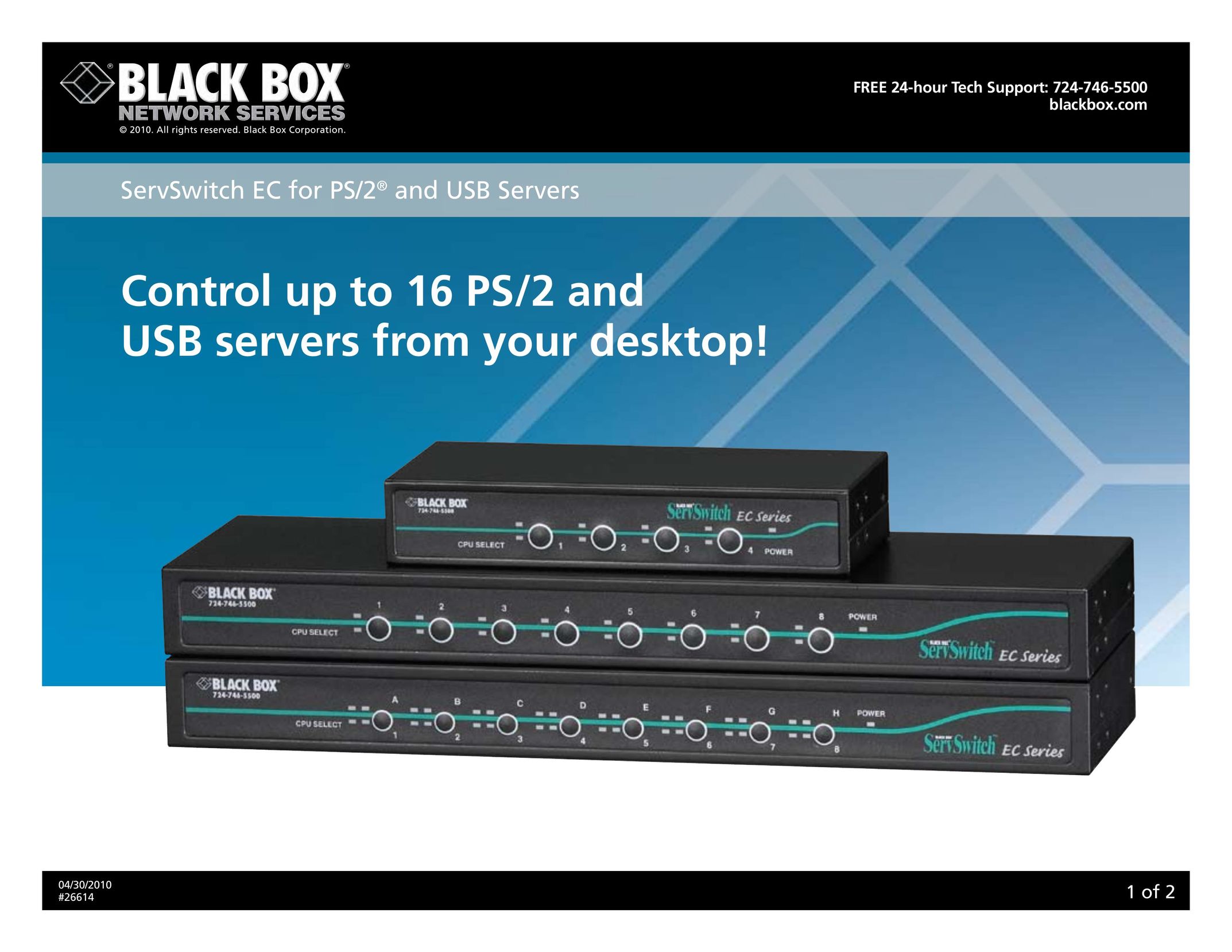 Black Box 26614 Server User Manual