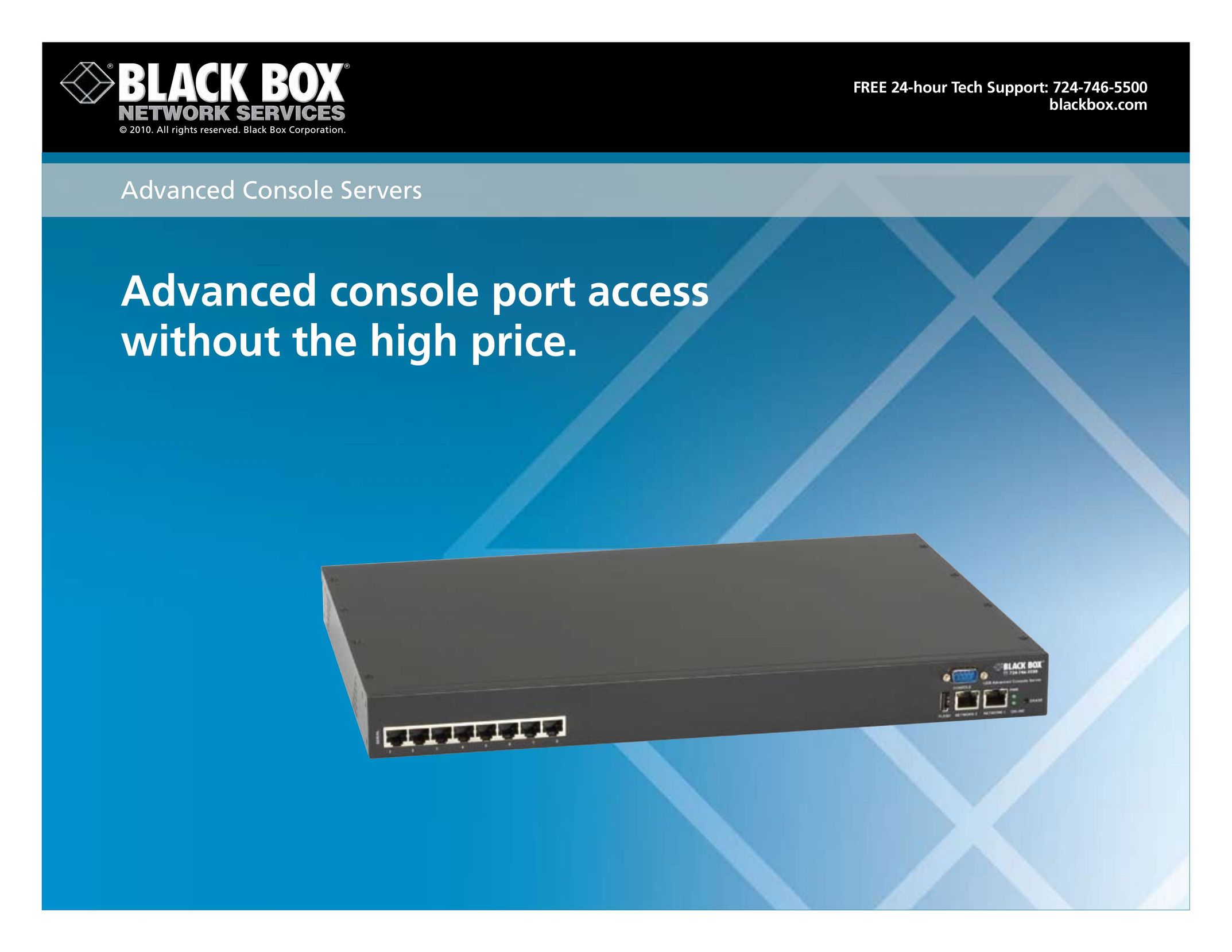 Black Box 27070 Server User Manual