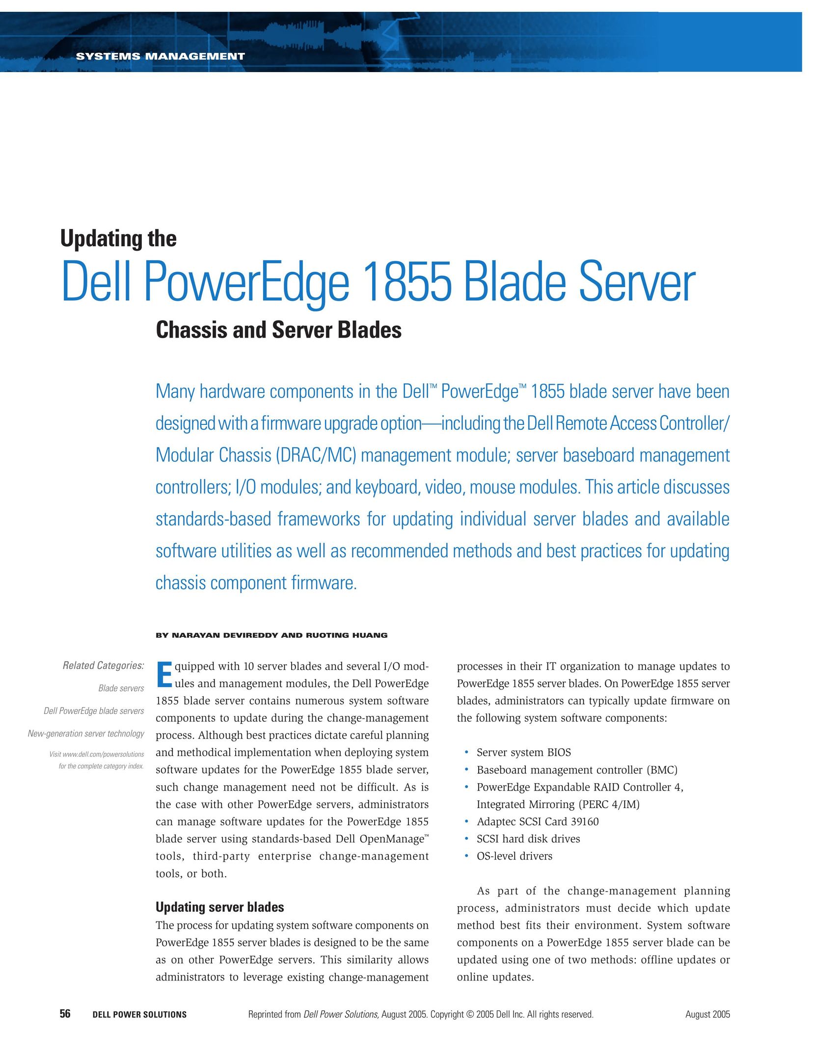 Dell 1855 Server User Manual