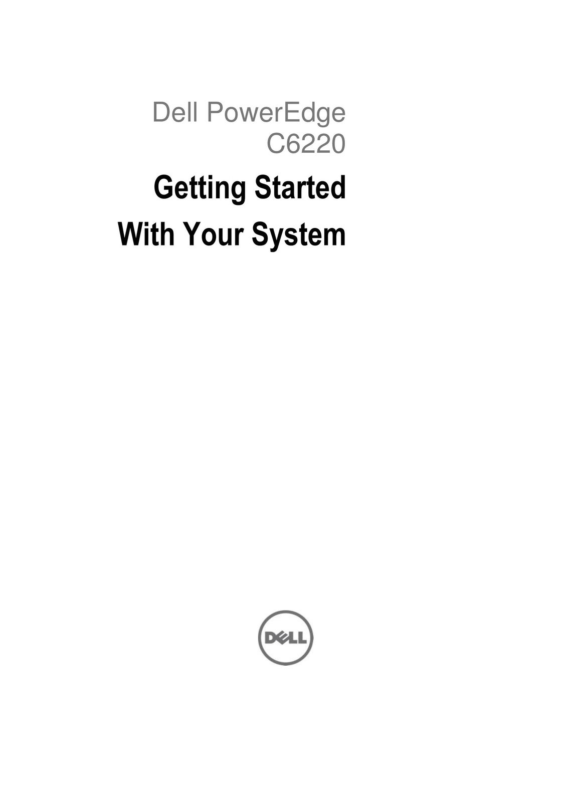 Dell C6220 Server User Manual