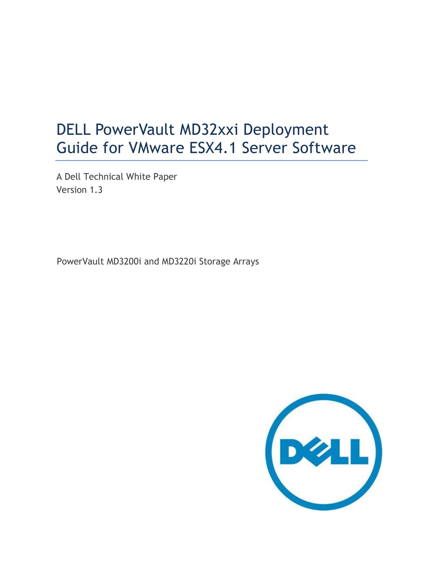 DeWalt MD3220I Server User Manual