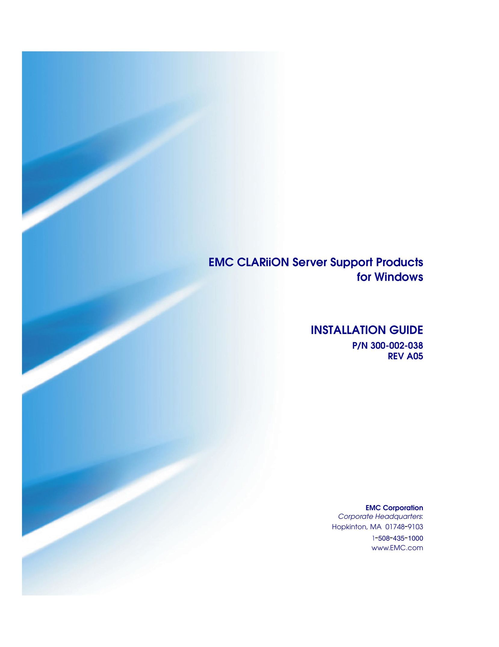 EMC CLARiiON Server User Manual
