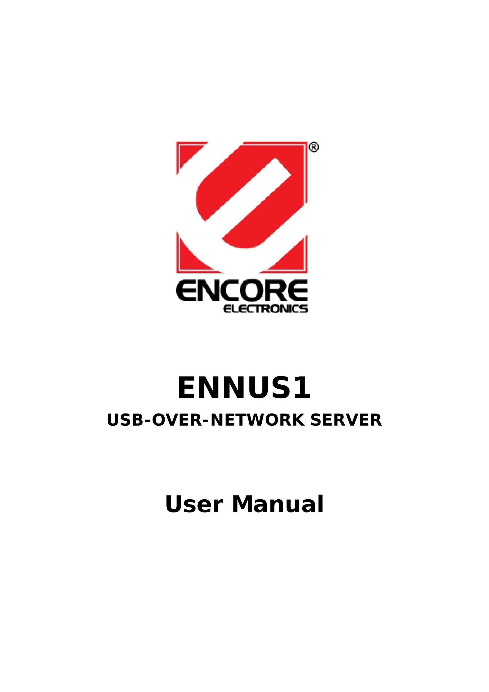 Encore electronic ENNUS1 Server User Manual