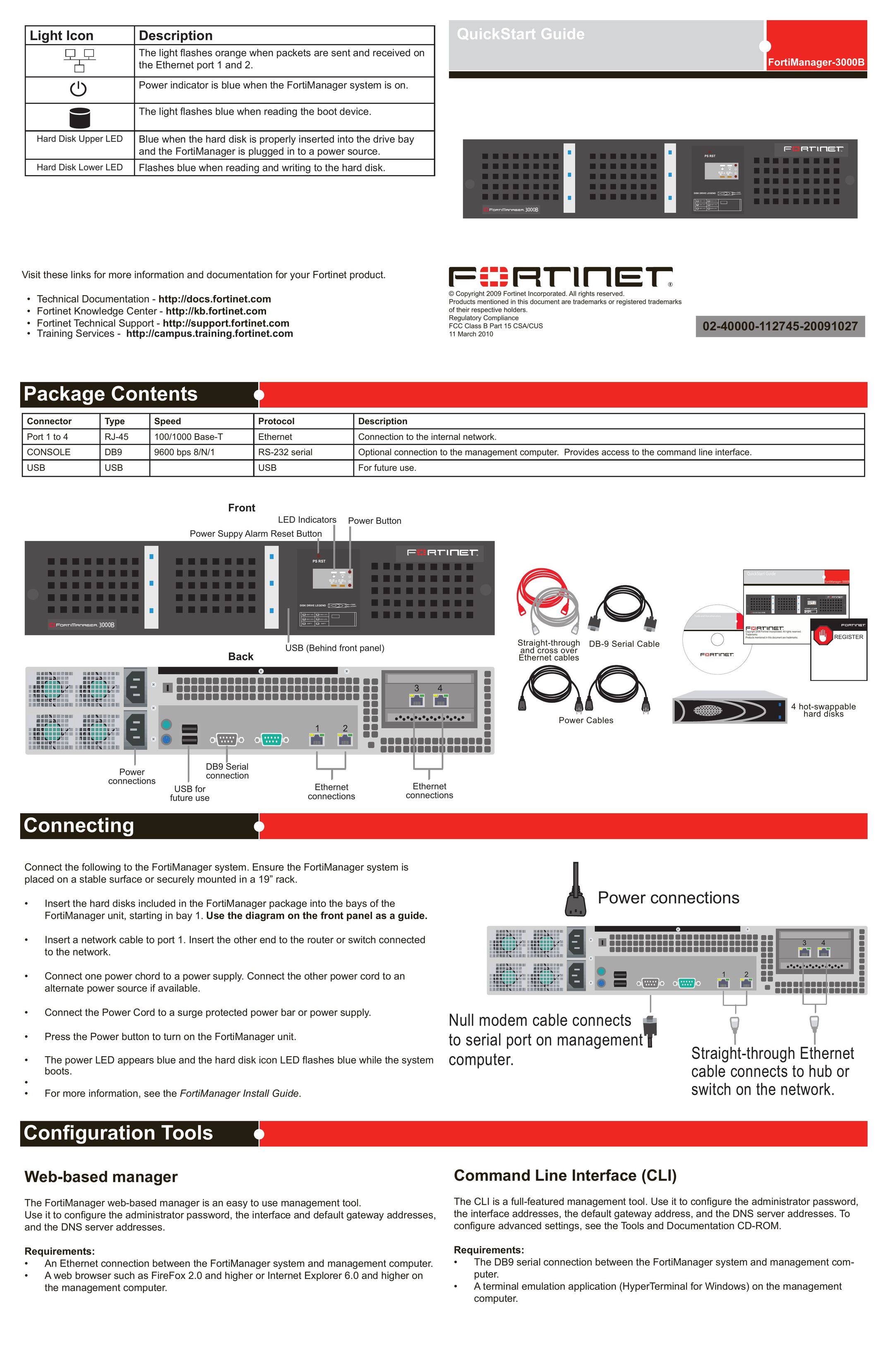 Fortinet 3000B Server User Manual