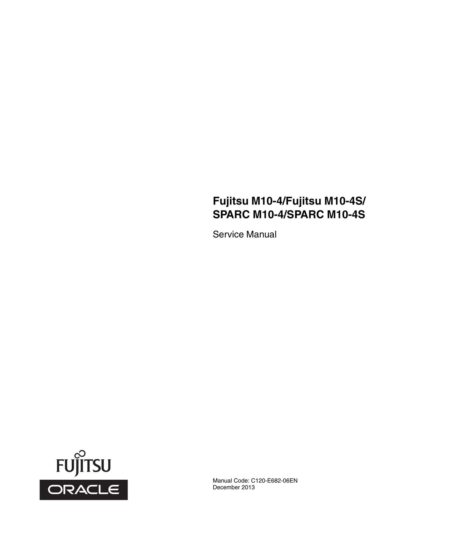 Fujitsu M10-4 Server User Manual