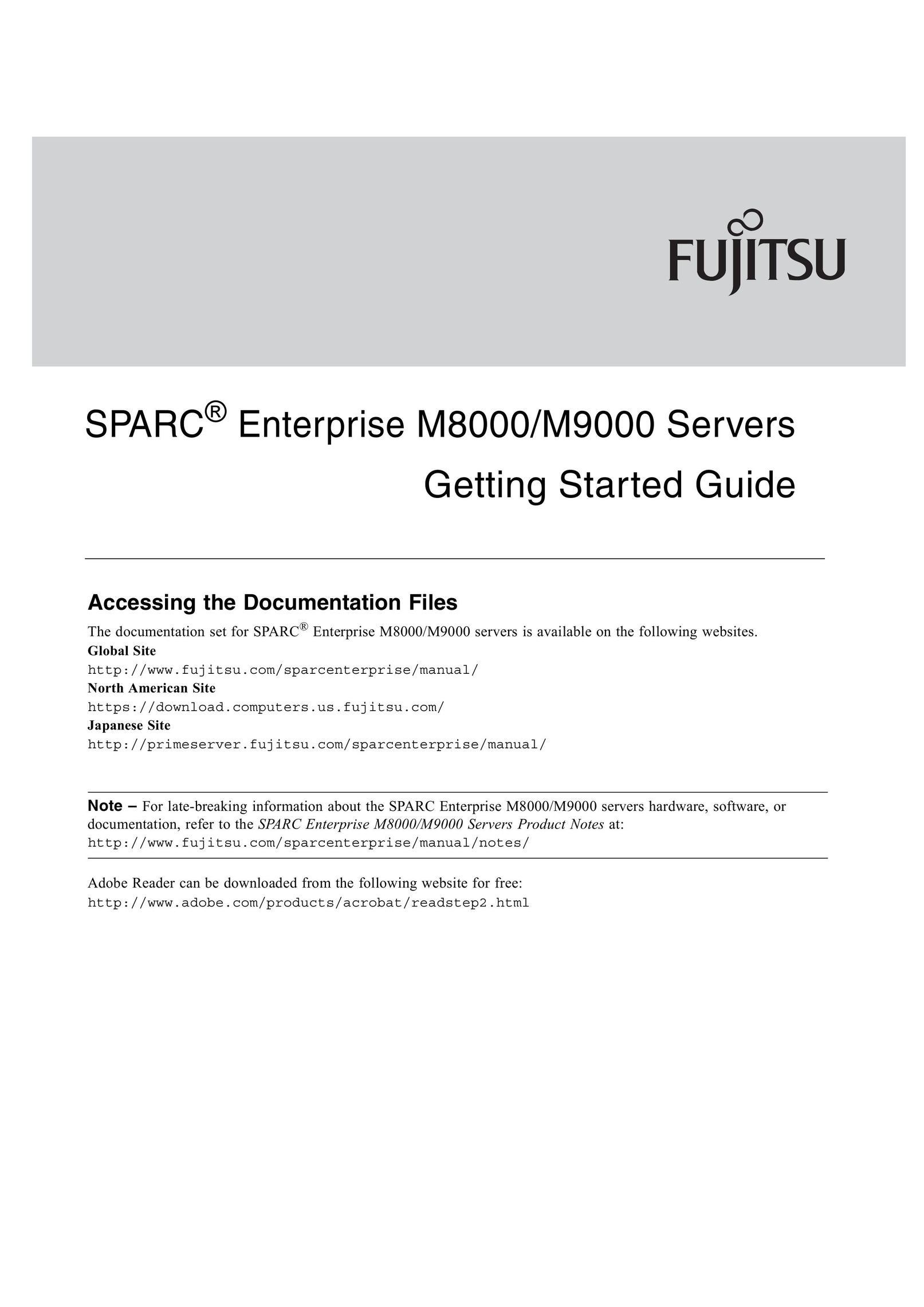 Fujitsu M9000 Server User Manual