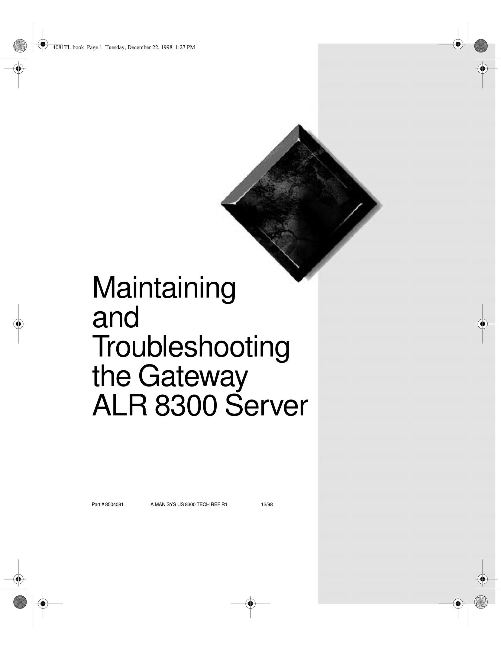 Gateway ALR 8300 Server User Manual