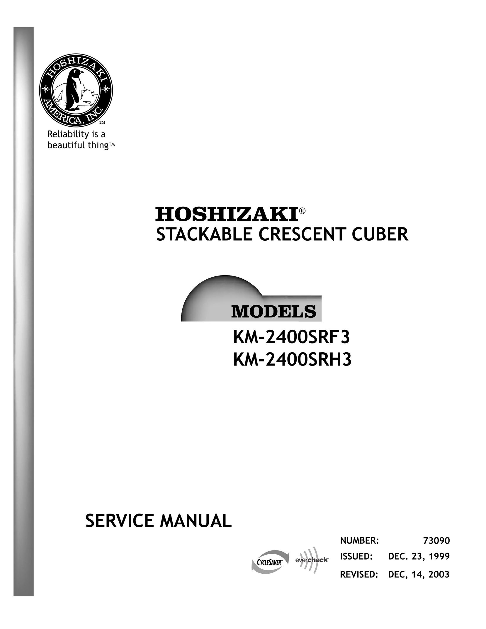 Hoshizaki KM-2400SRF3 Server User Manual