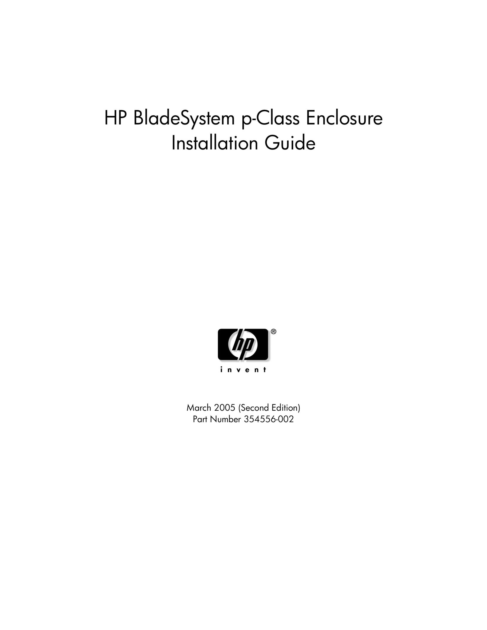 HP (Hewlett-Packard) 354556-002 Server User Manual