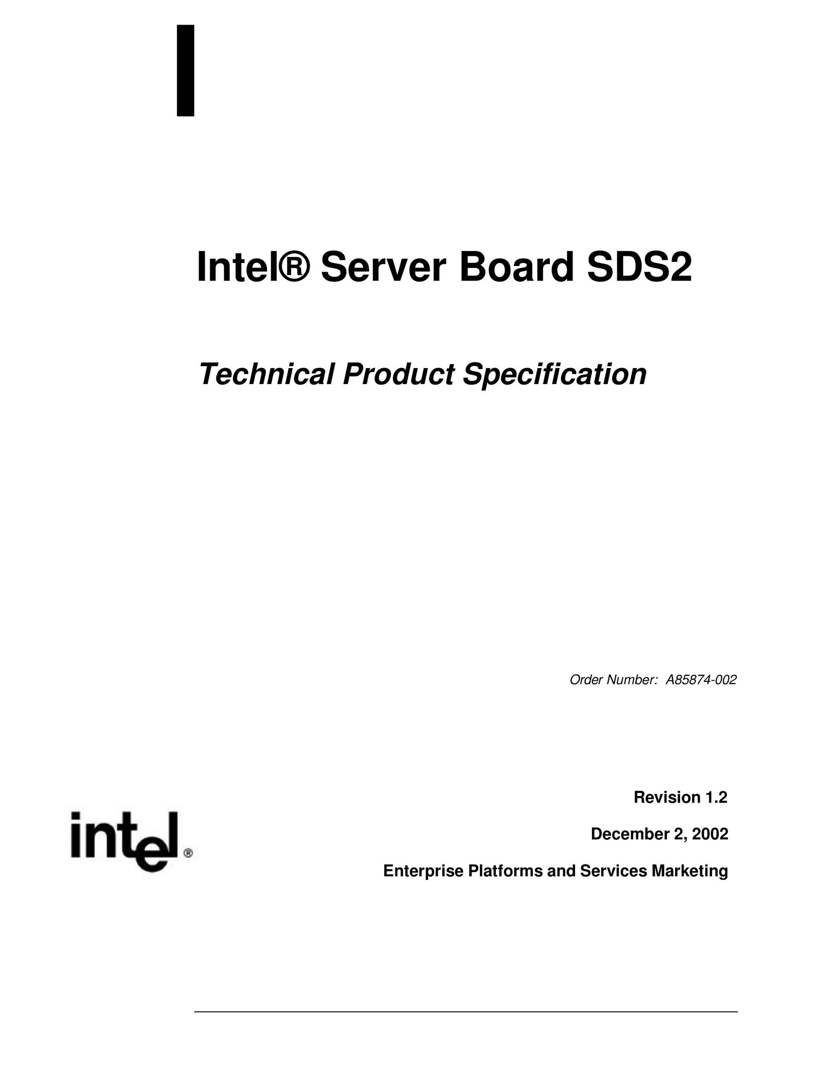 Intel SDS2 Server User Manual