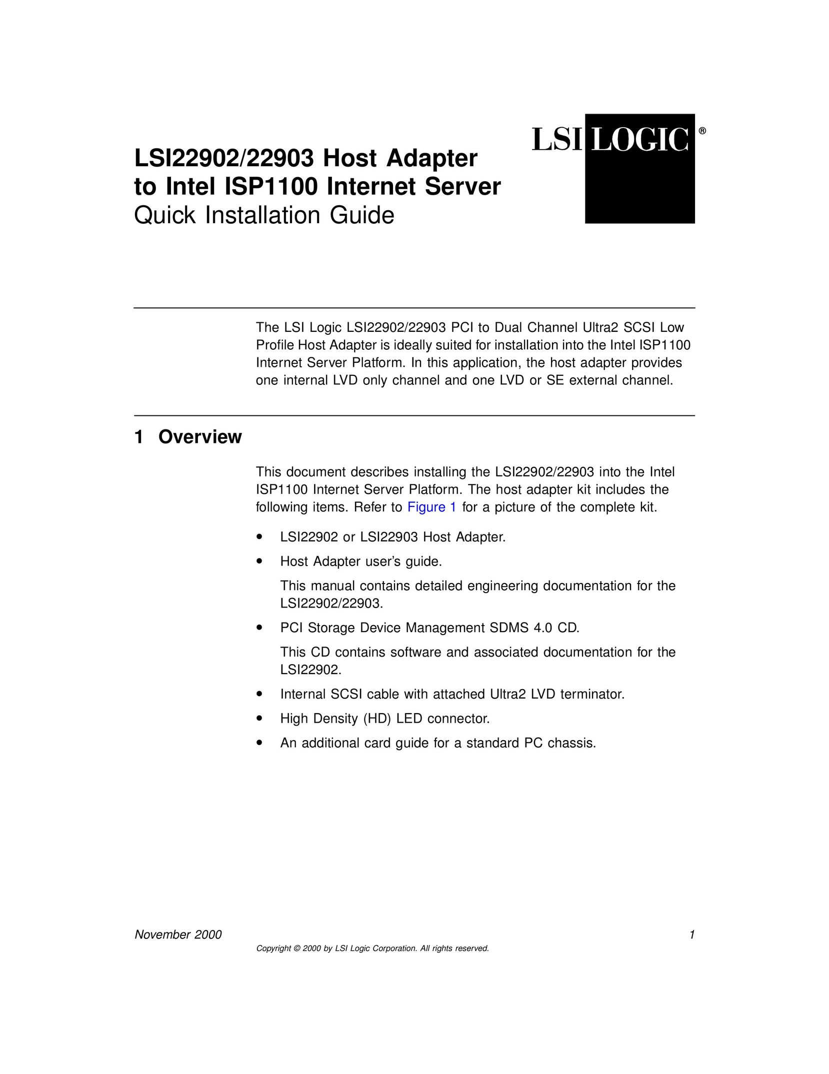 LSI 22903 Server User Manual