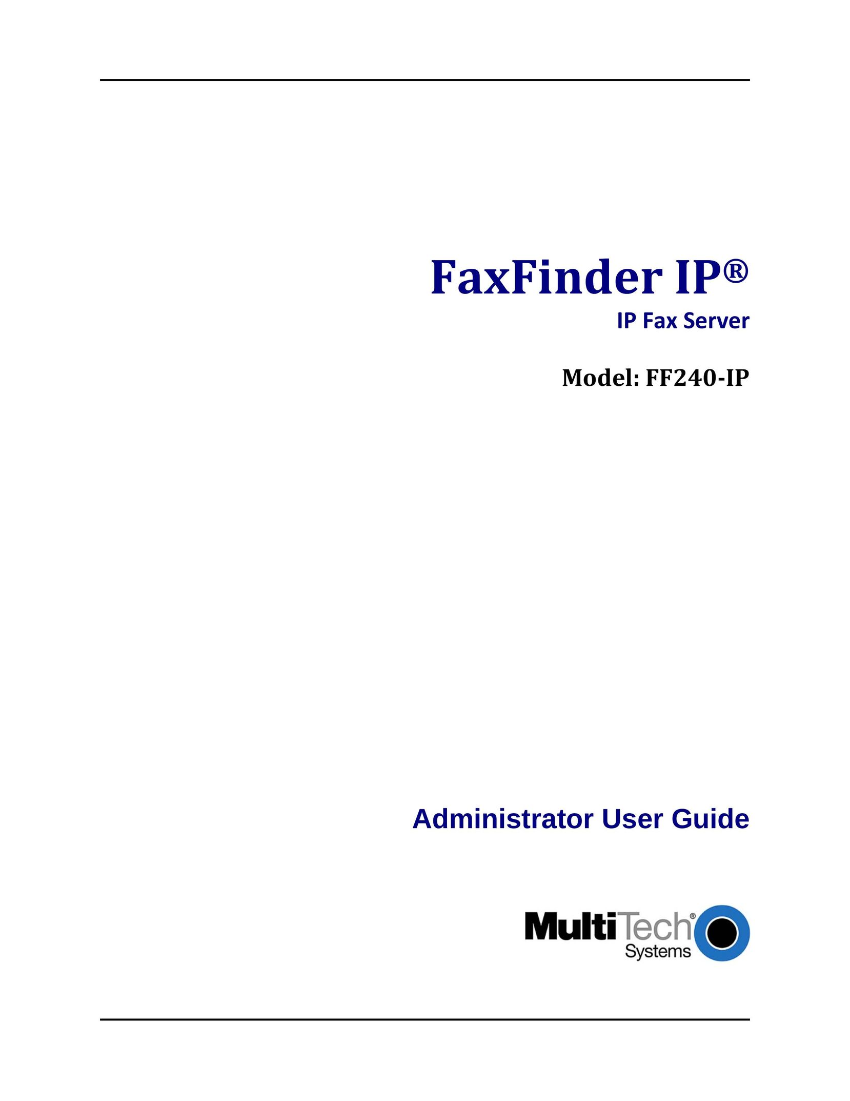 Multitech FF240 Server User Manual