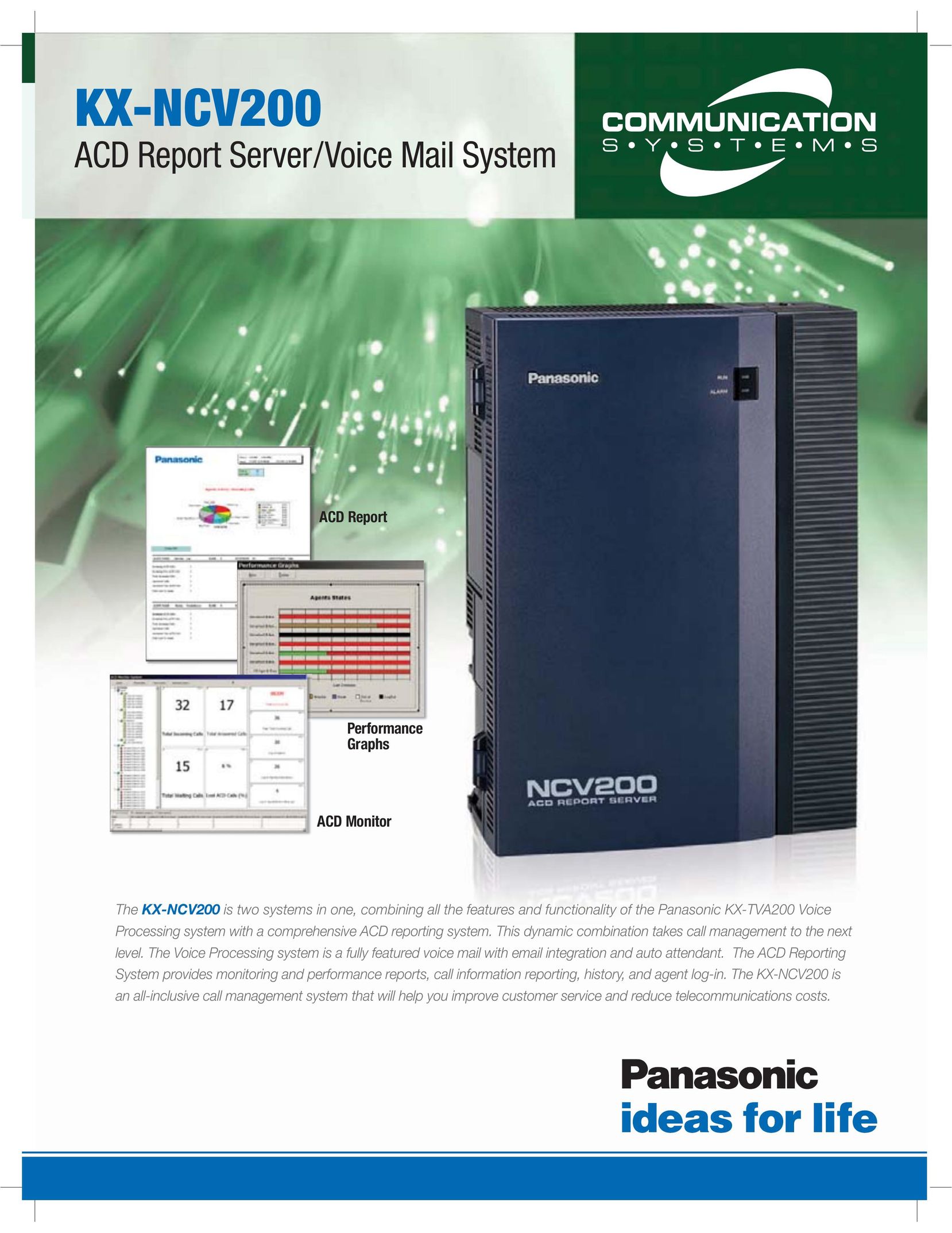 Panasonic KX-NCV200 Server User Manual