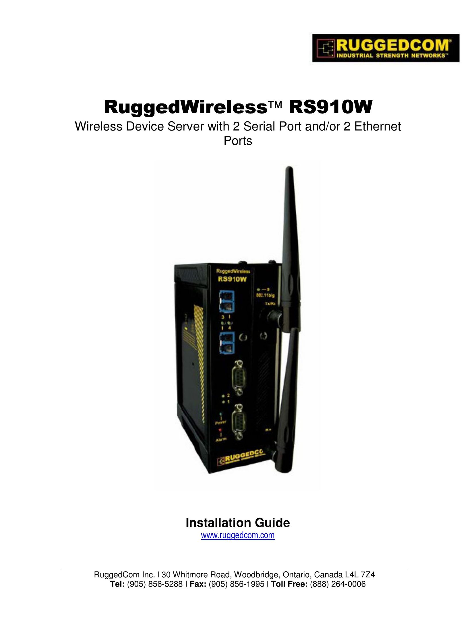 RuggedCom RS910W Server User Manual