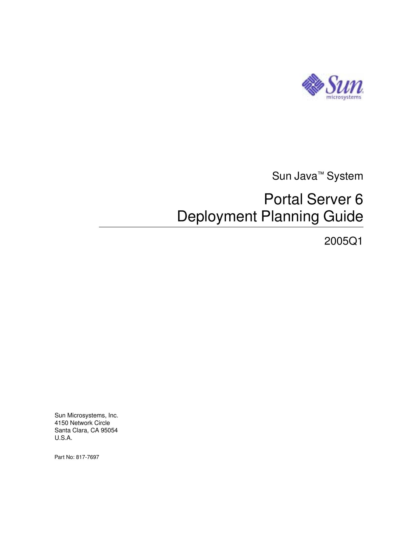 Sun Microsystems 2005Q1 Server User Manual
