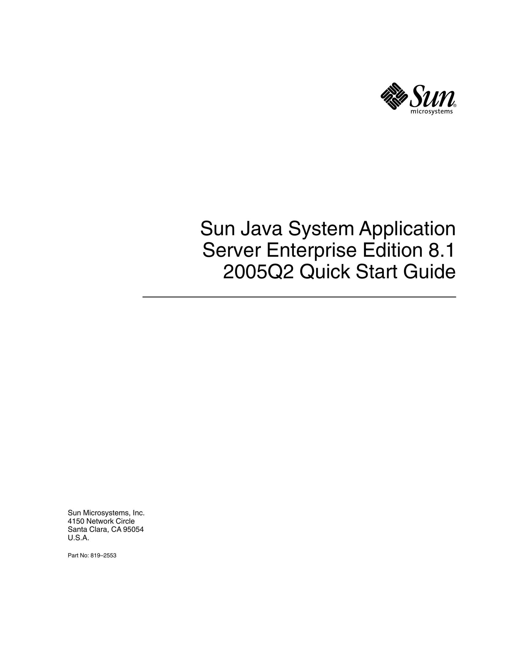 Sun Microsystems 2005Q2 Server User Manual
