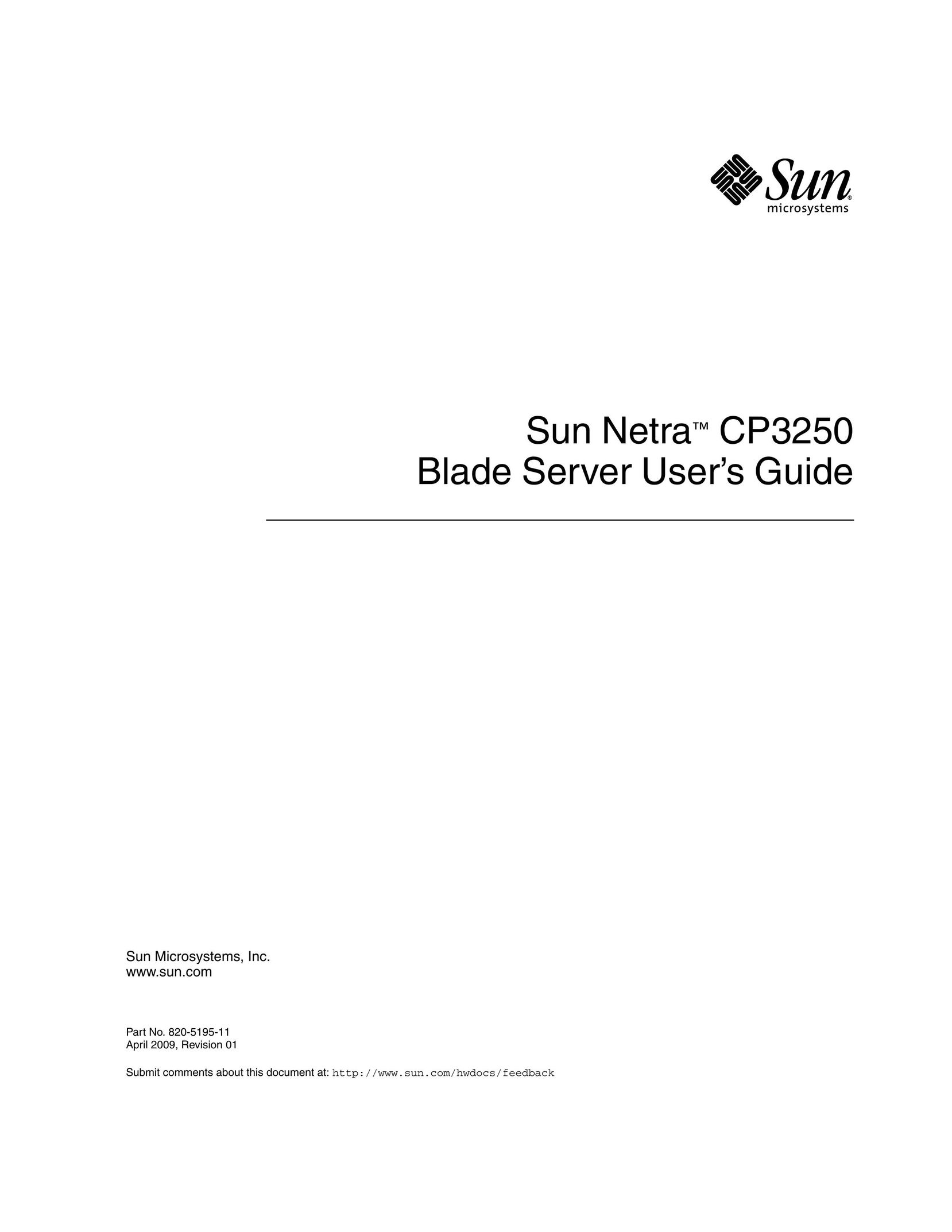 Sun Microsystems CP3250 Server User Manual