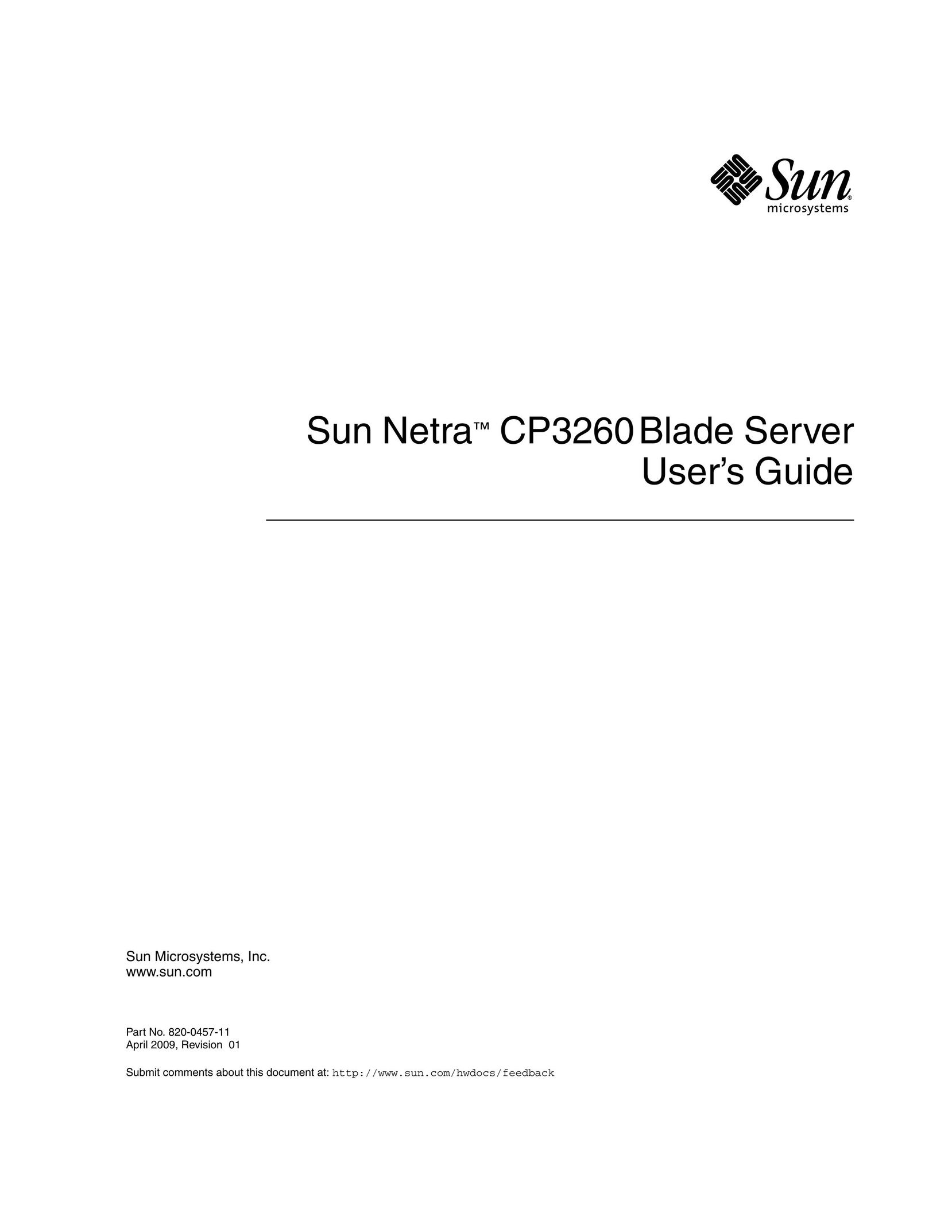 Sun Microsystems CP3260 Server User Manual