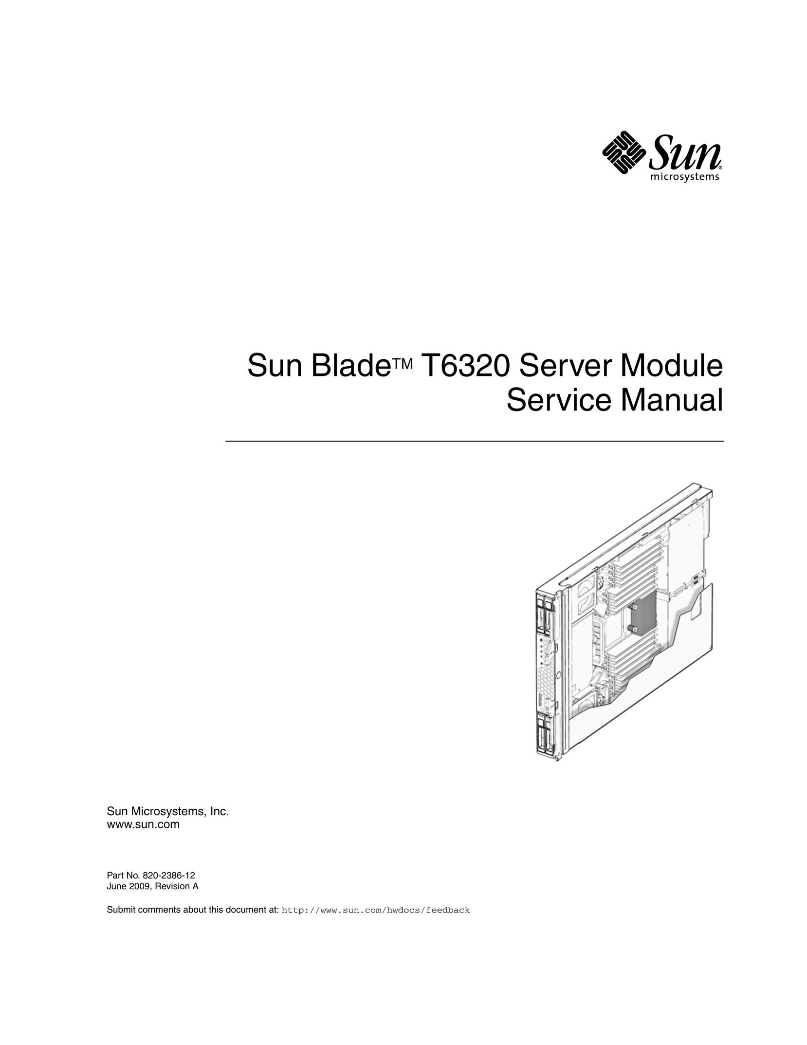 Sun Microsystems T6320 Server User Manual