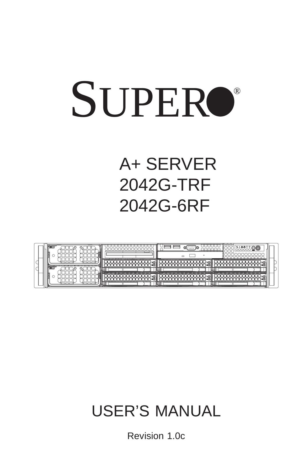 SUPER MICRO Computer 2042G-TRF Server User Manual