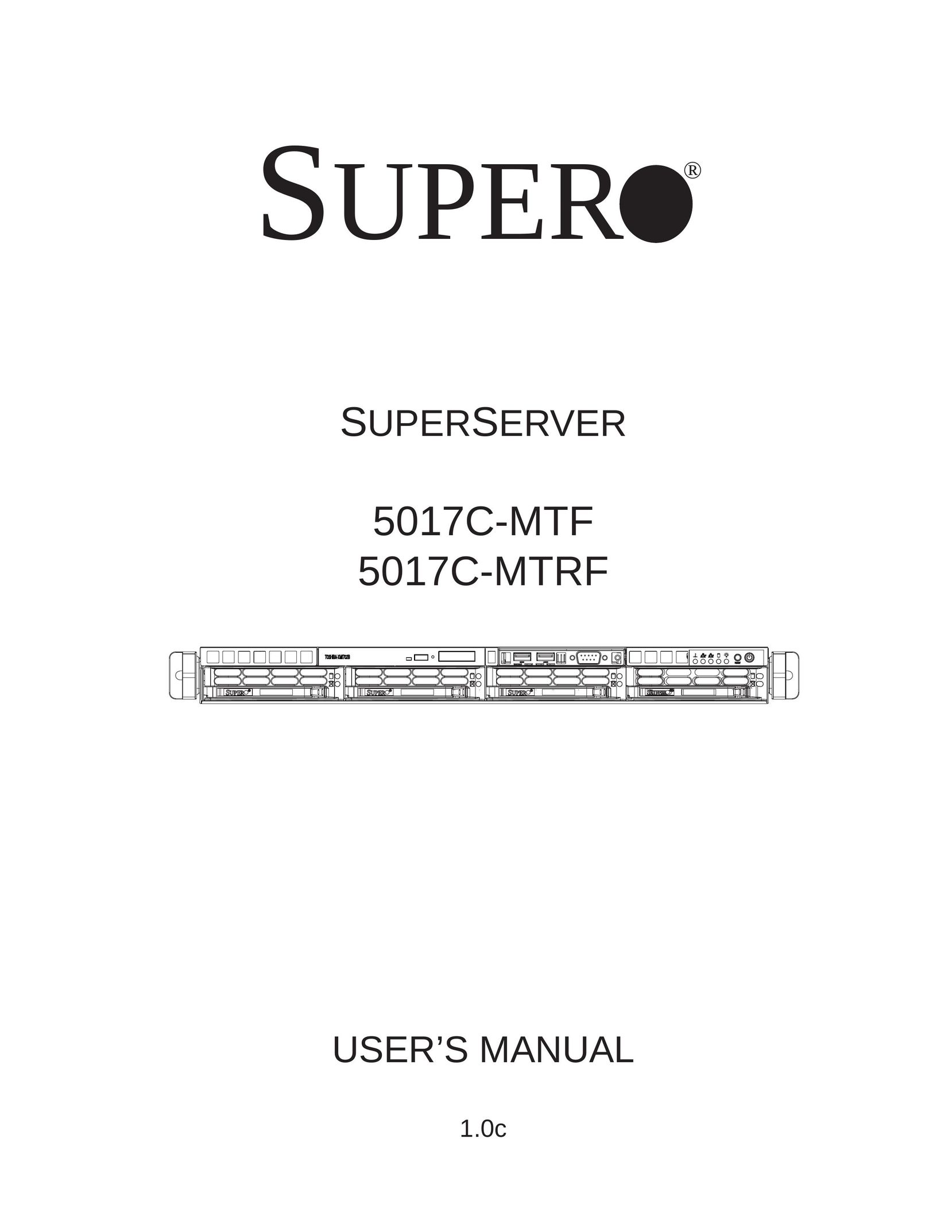 SUPER MICRO Computer 5017C-MTRF Server User Manual