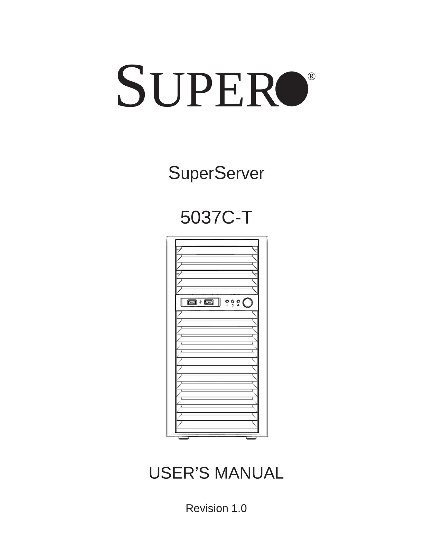 SUPER MICRO Computer 5037C-T Server User Manual