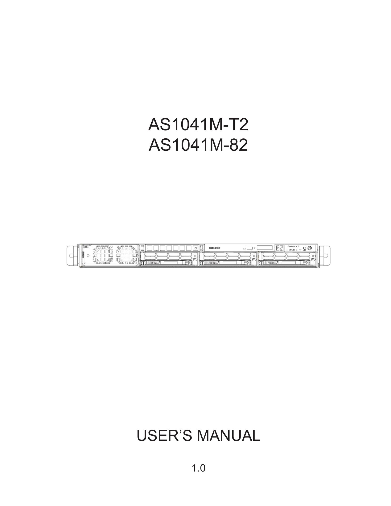 SUPER MICRO Computer AS1041M-82 Server User Manual