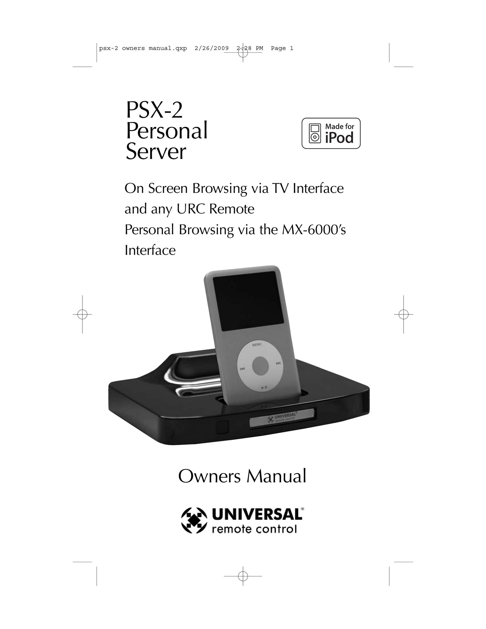 Universal PSX-2 Server User Manual