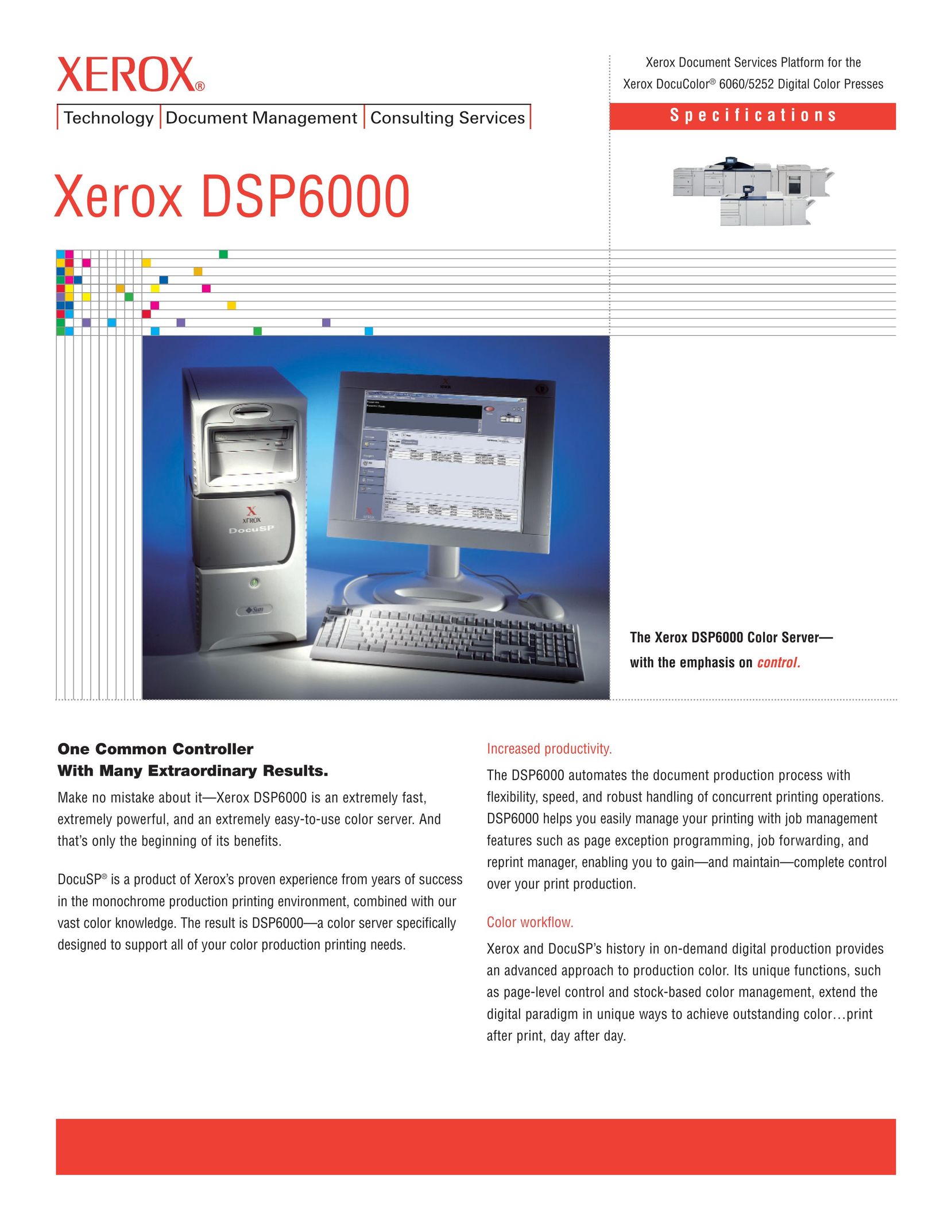 Xerox DSP6000 Server User Manual