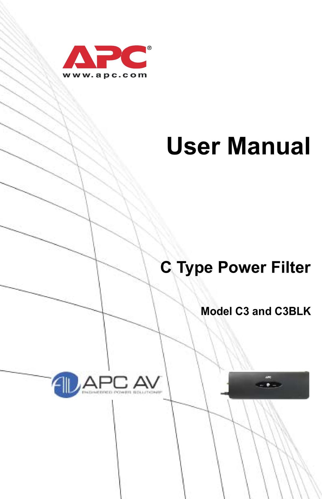 APC Model C3 and C3BLK Surge Protector User Manual